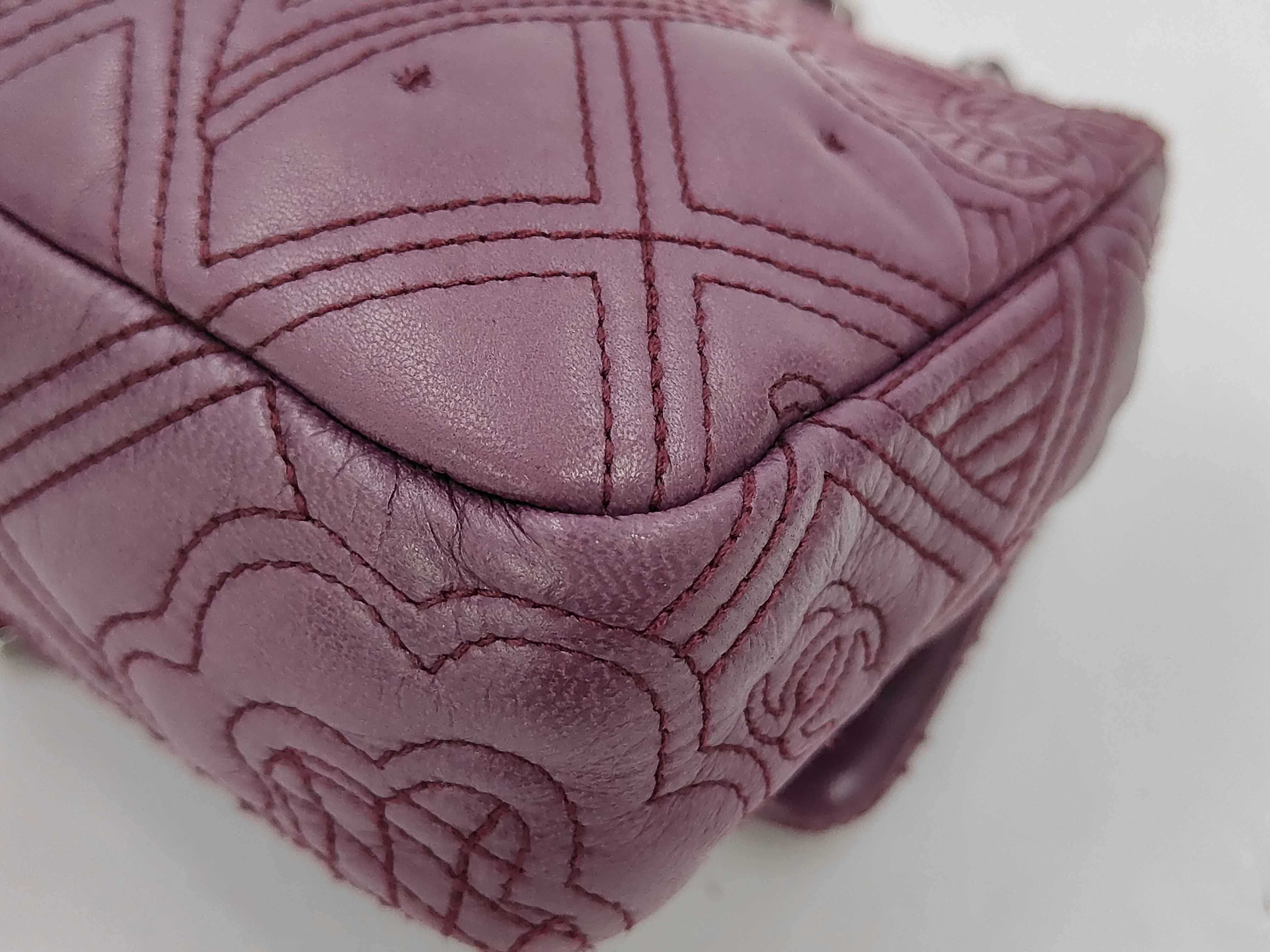 Camellia Shoulder Bag, Purple — view 3