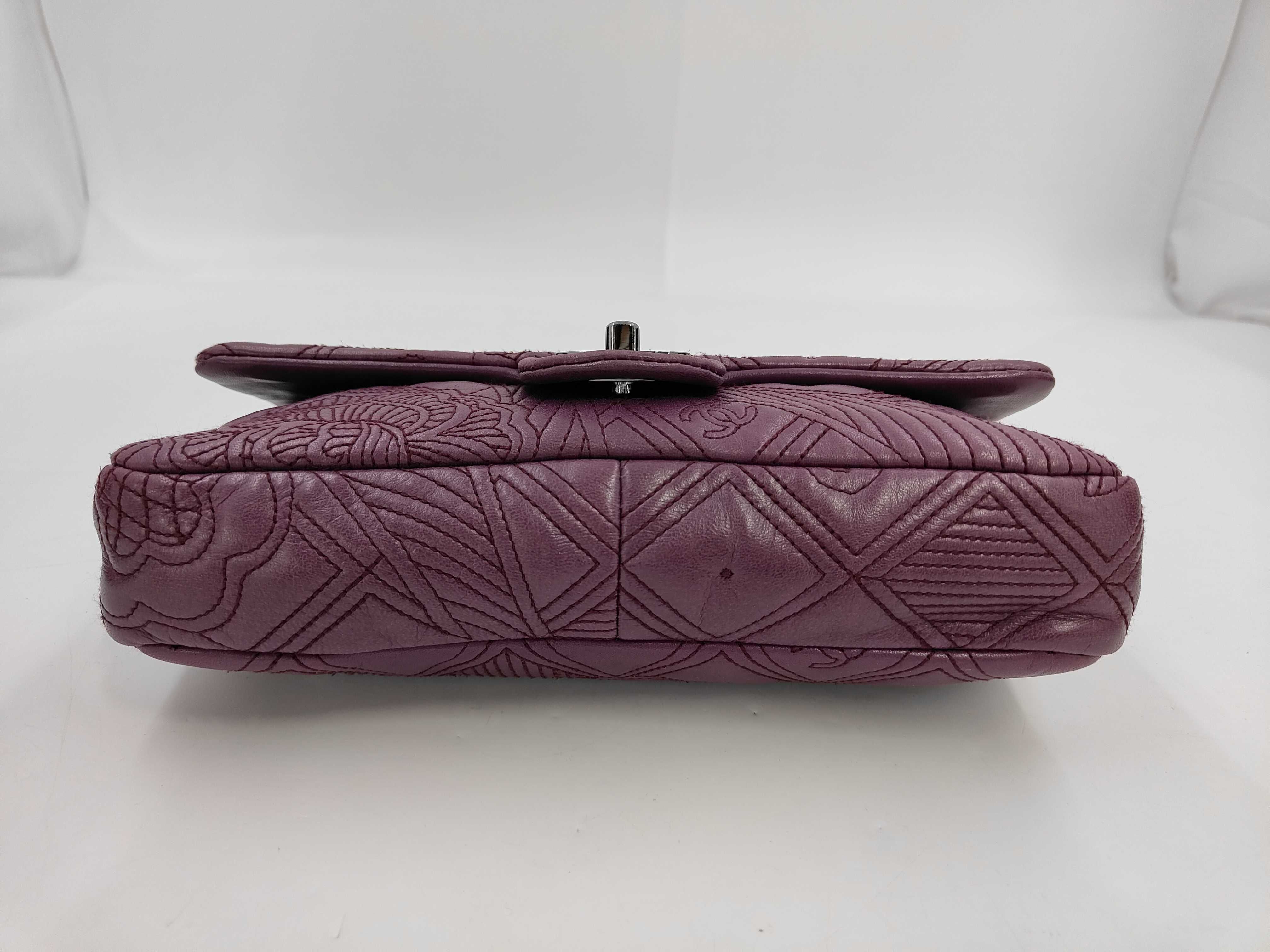 Camellia Shoulder Bag, Purple — view 4