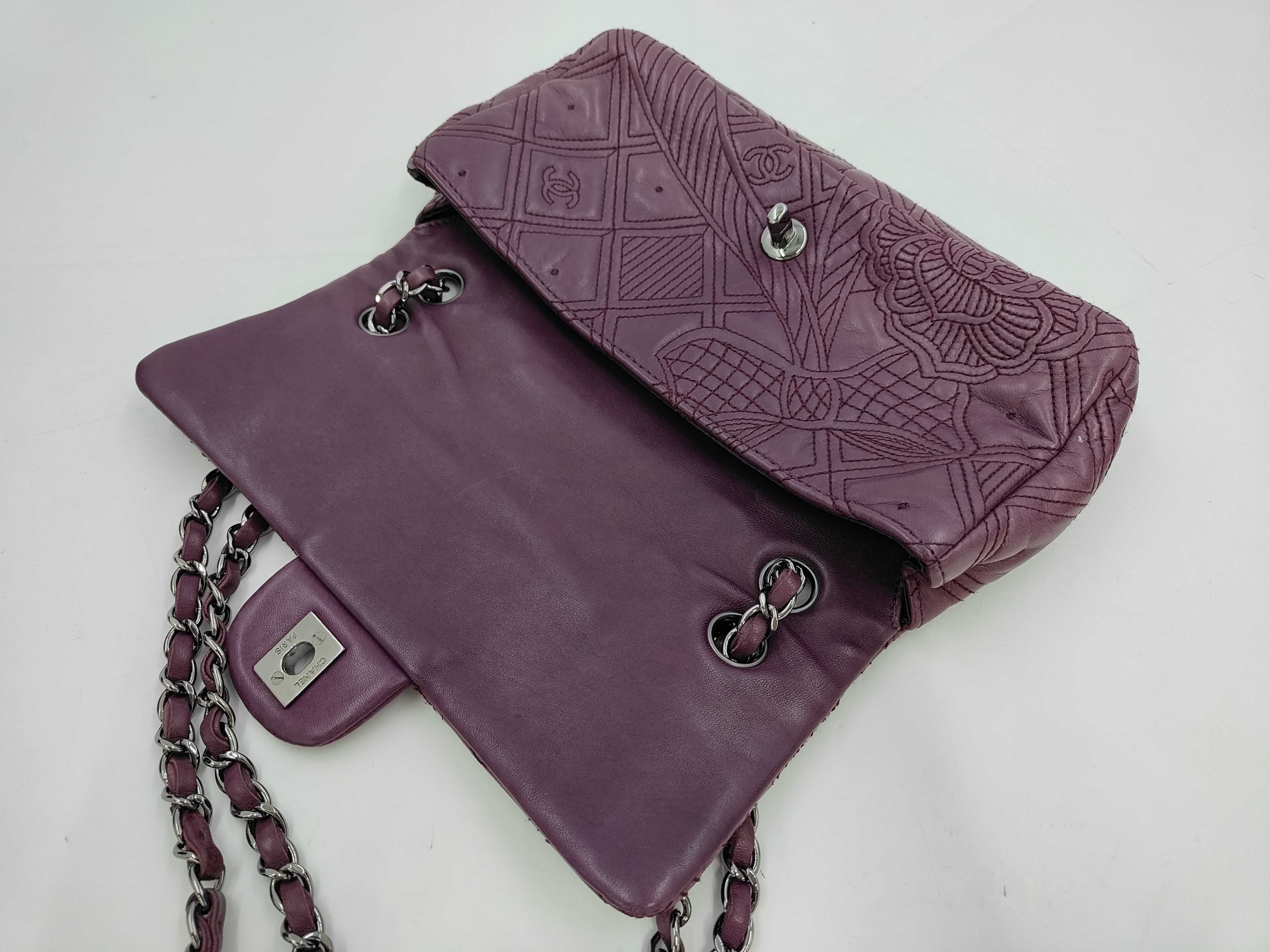Camellia Shoulder Bag, Purple — view 8