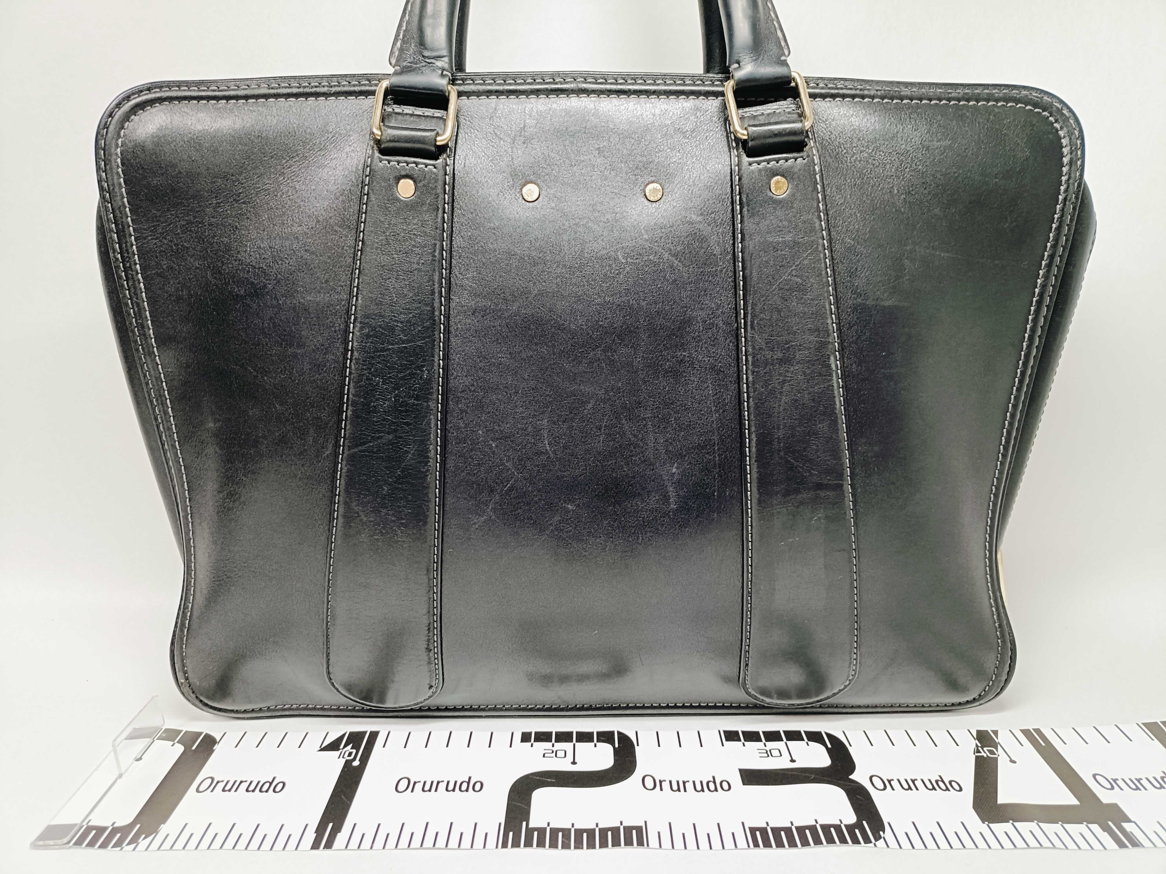 Limited Edition Louis Vuitton LV Cuir Vecchia Business Bag Noir M95694 — view 2