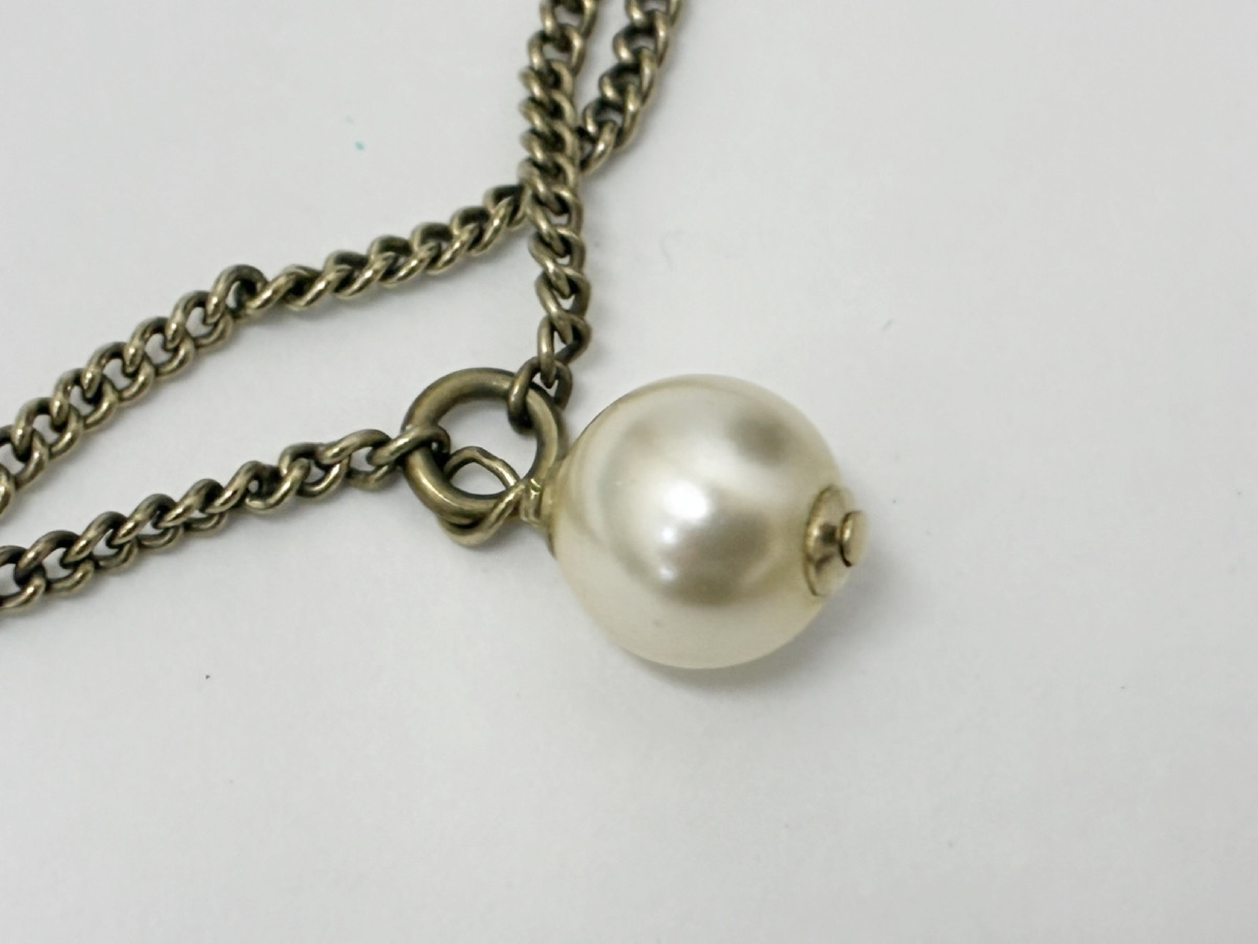 Coco Mark Rhinestone Necklace — view 5