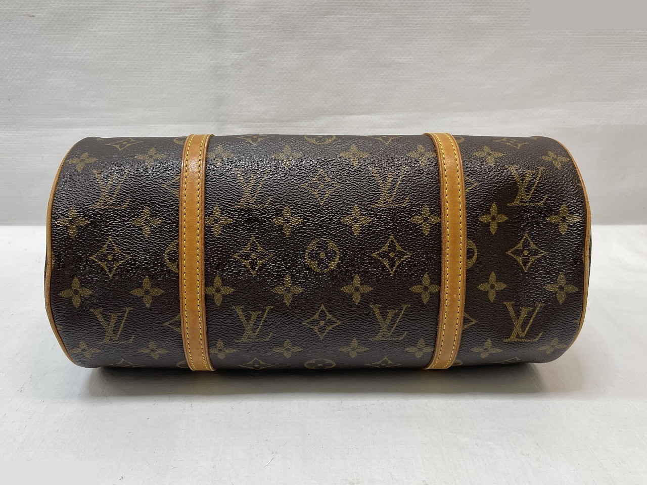 Monogram Papillon 30 handbag, brown, with pouch. — view 5