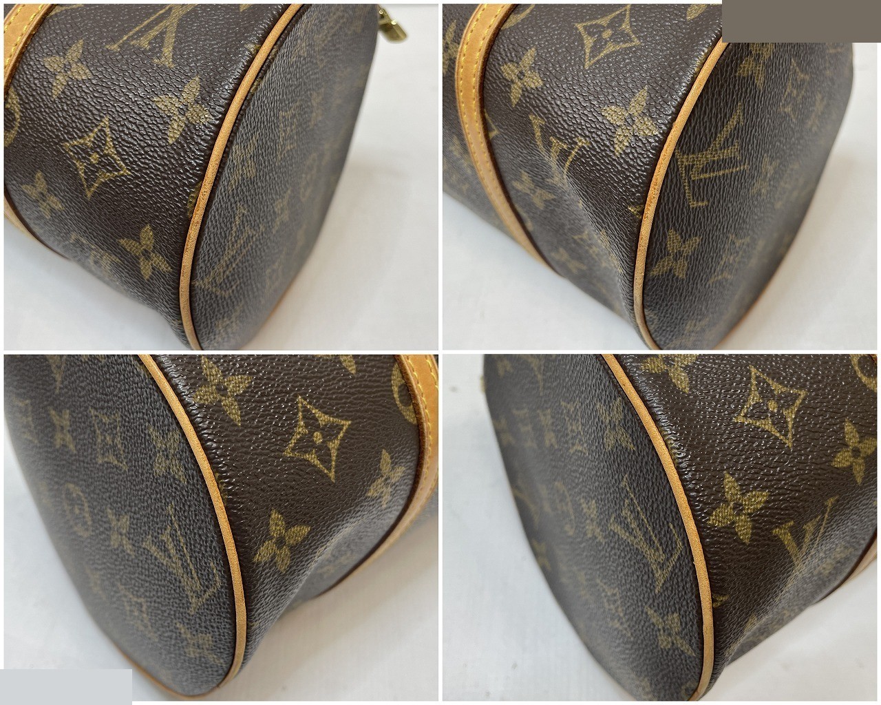 Monogram Papillon 30 handbag, brown, with pouch. — view 6
