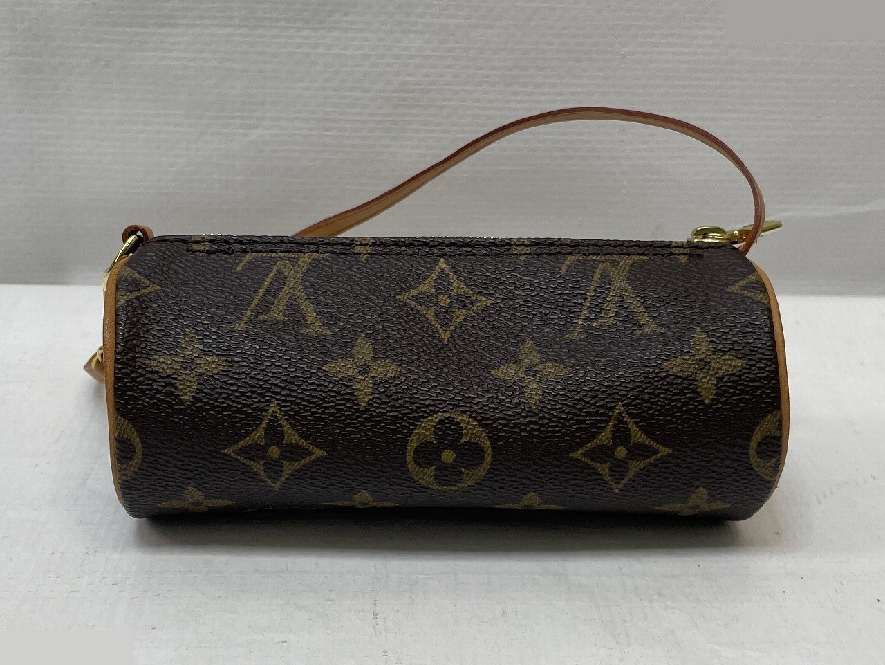 Monogram Papillon 30 handbag, brown, with pouch. — view 10