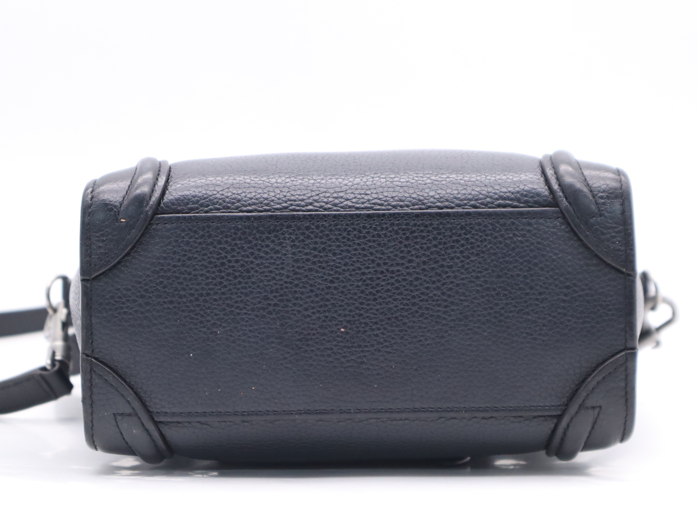 Calfsack Nano Shopper 2-Way Handbag, Black — view 4