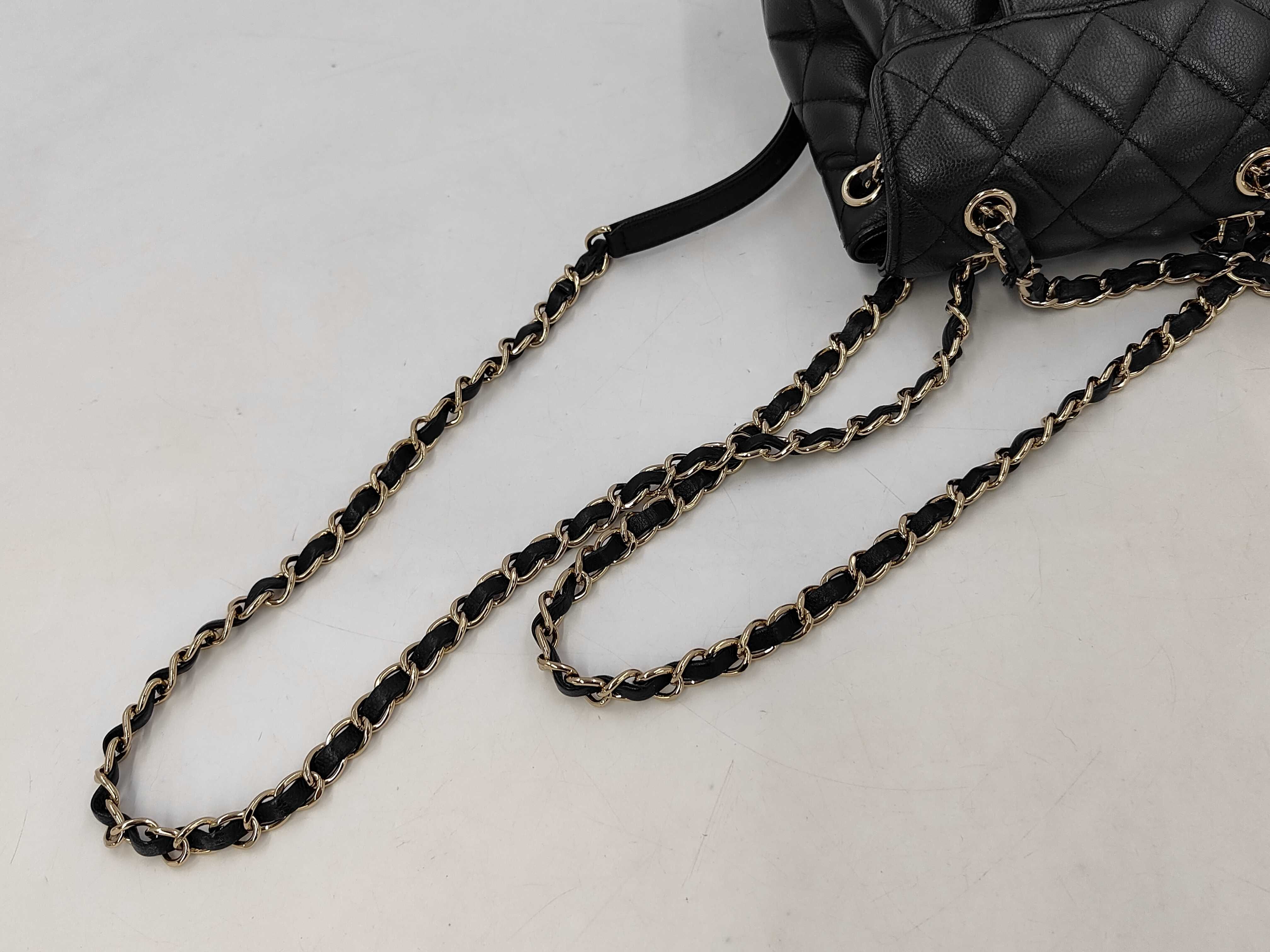 Matelassé Chain Backpack — view 3