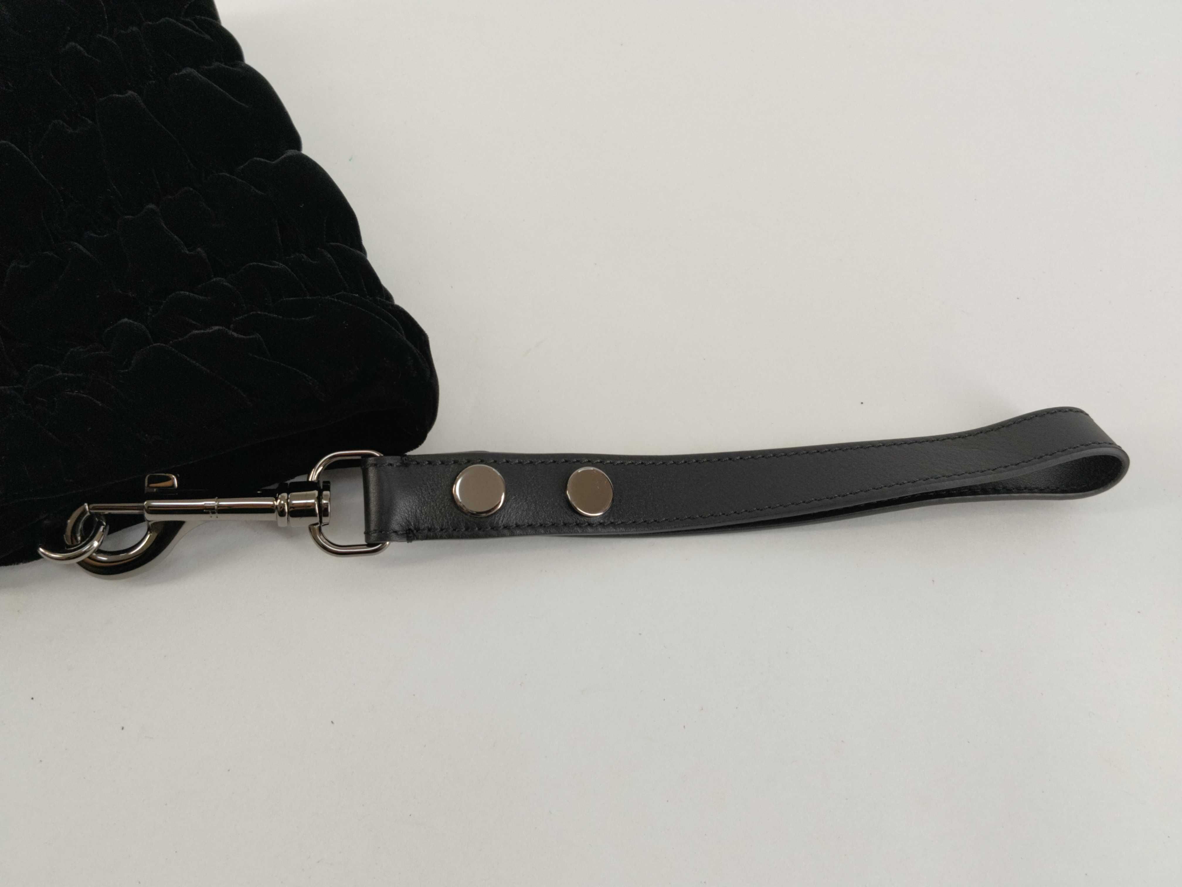 Shirred Velvet Handbag — view 3
