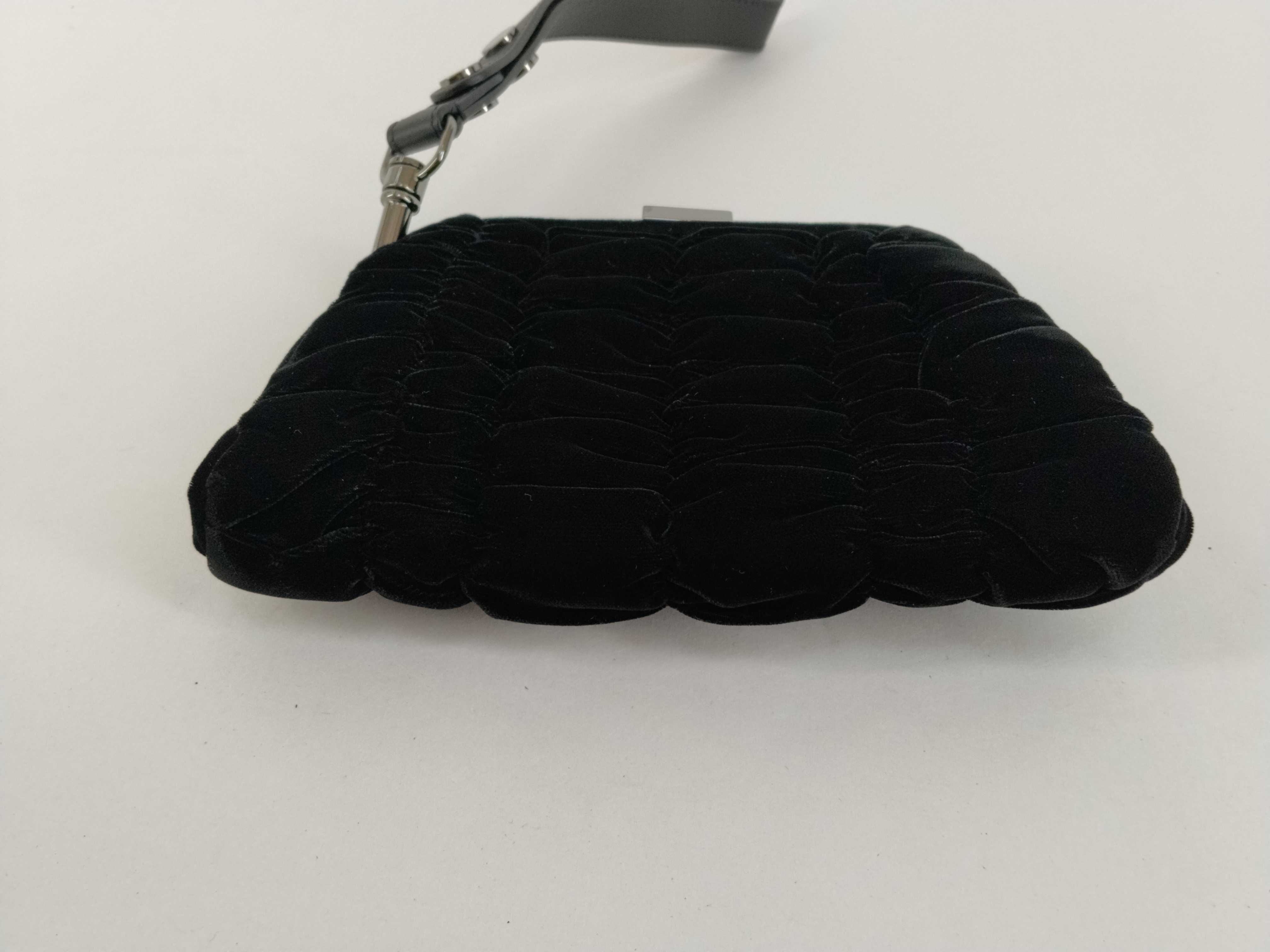 Shirred Velvet Handbag — view 7