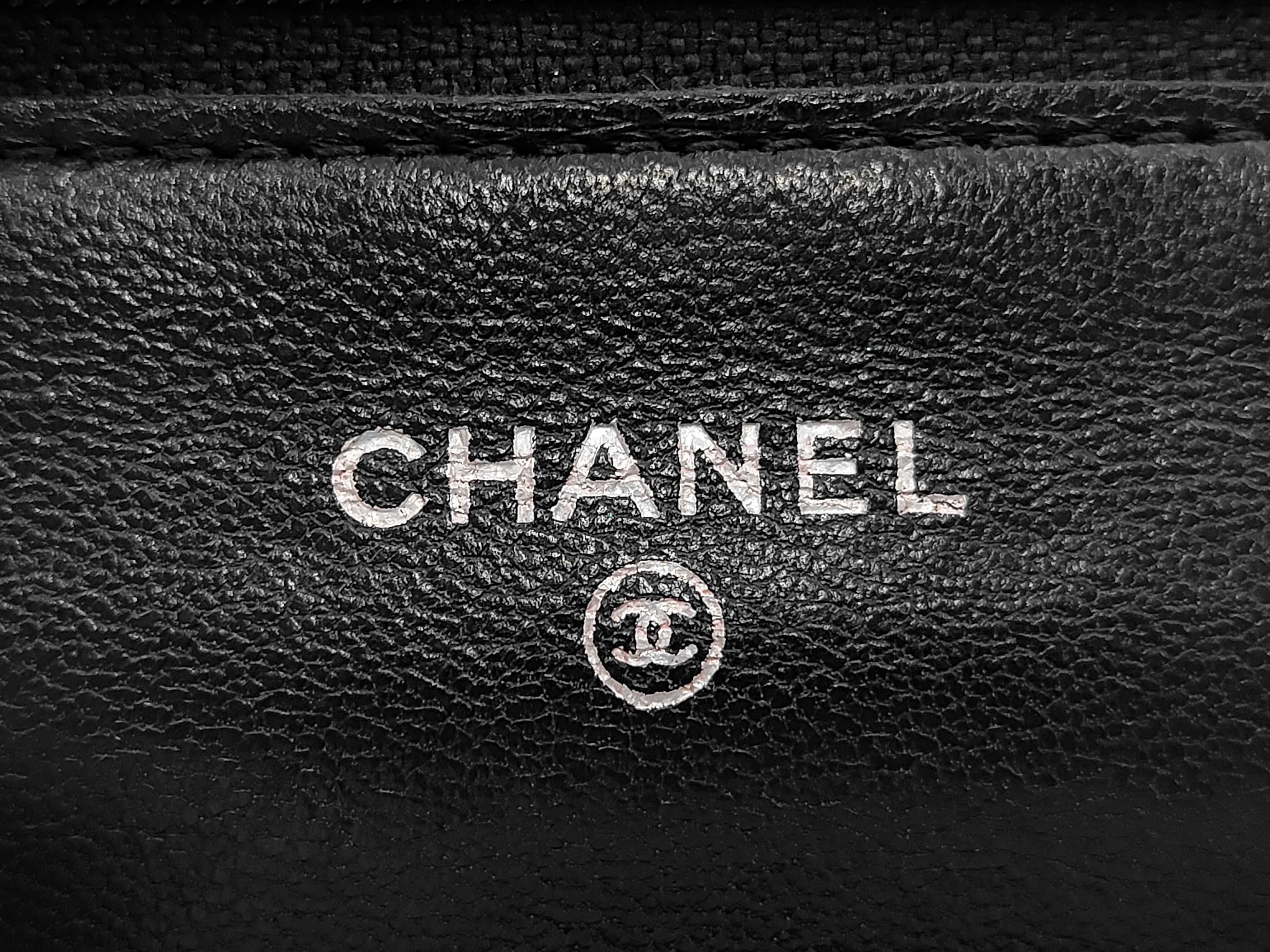 Mini Matelassé Chain Wallet, Lambskin, Black, Serial Number 22, Shoulder Bag — view 8