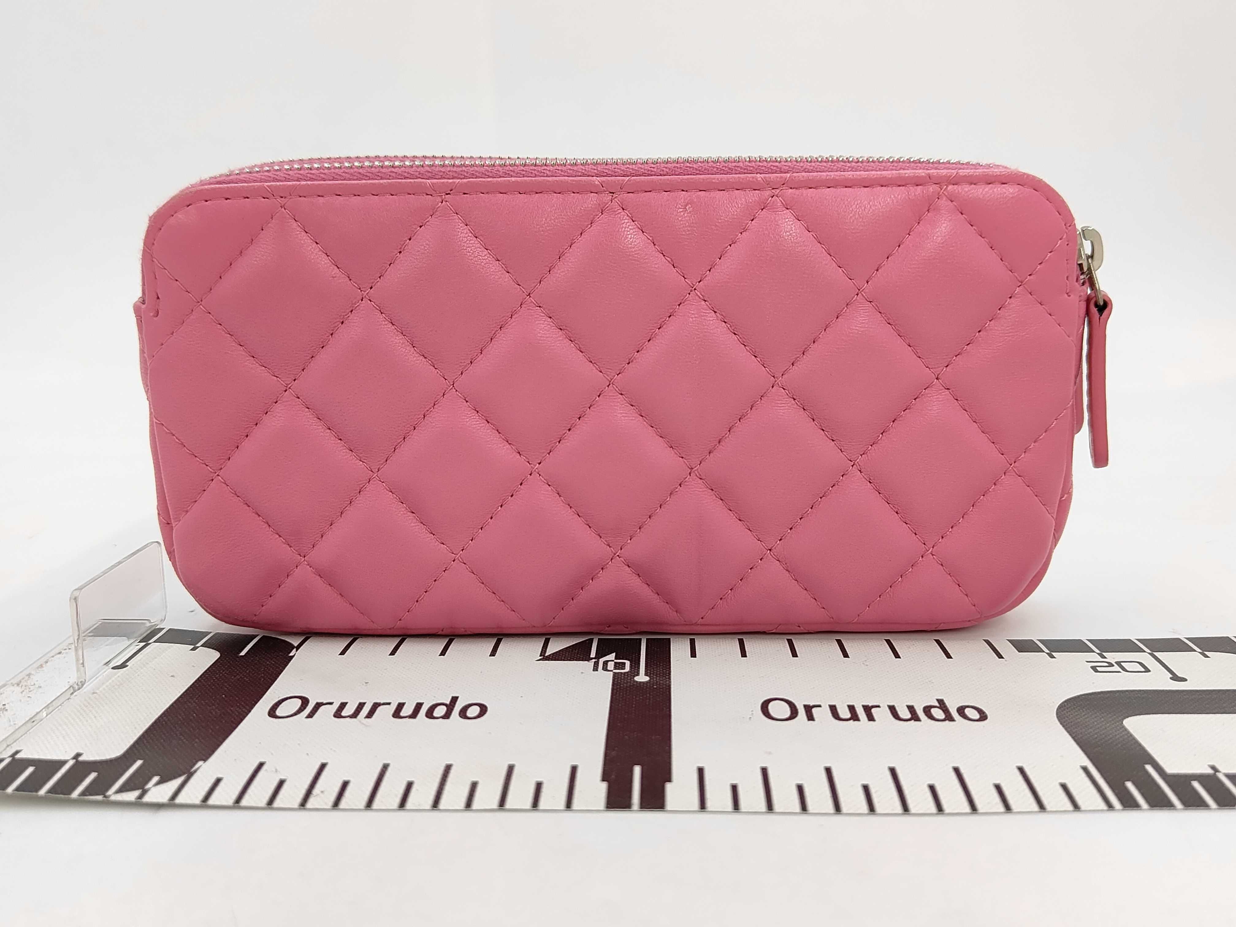 Cosmetic Case, Neon Pink Shoulder Bag — view 2