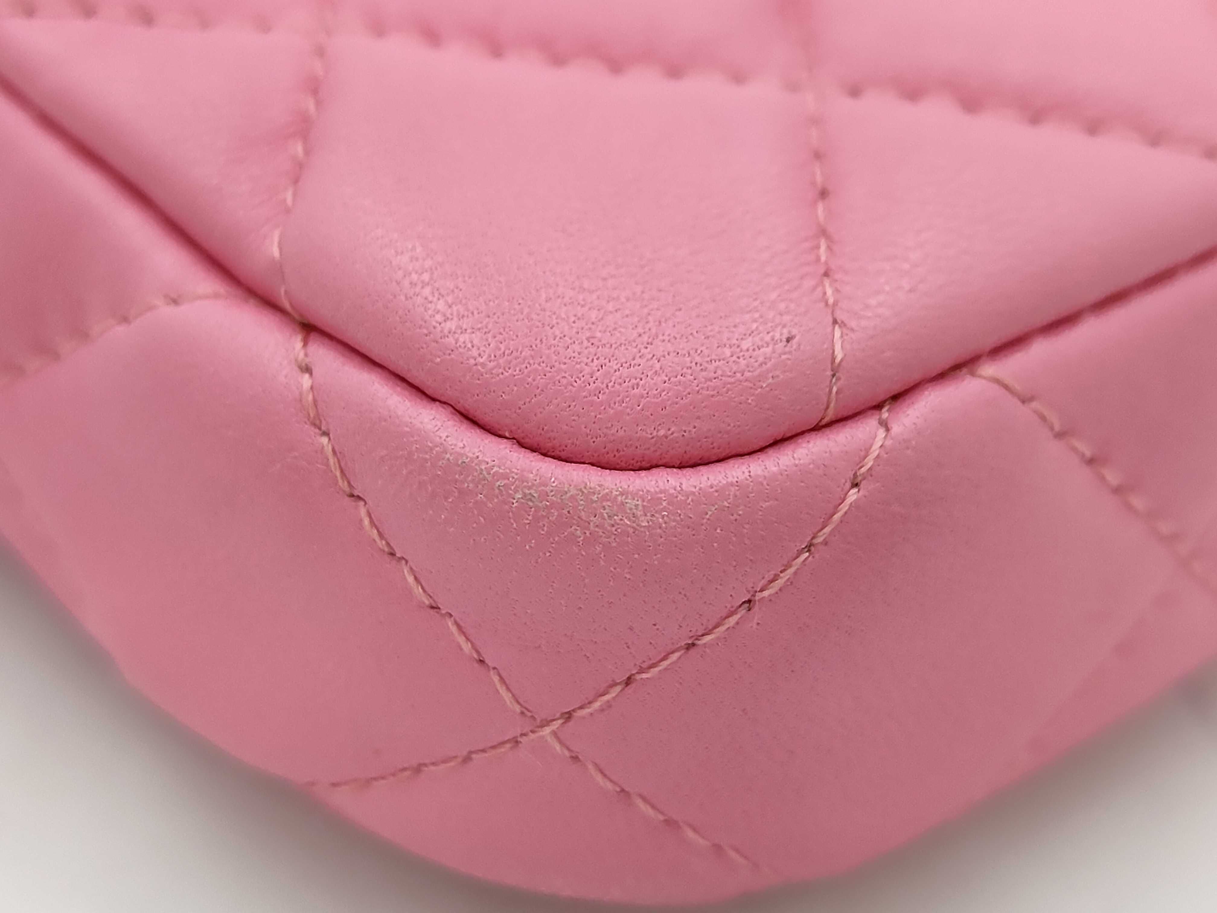 Cosmetic Case, Neon Pink Shoulder Bag — view 4