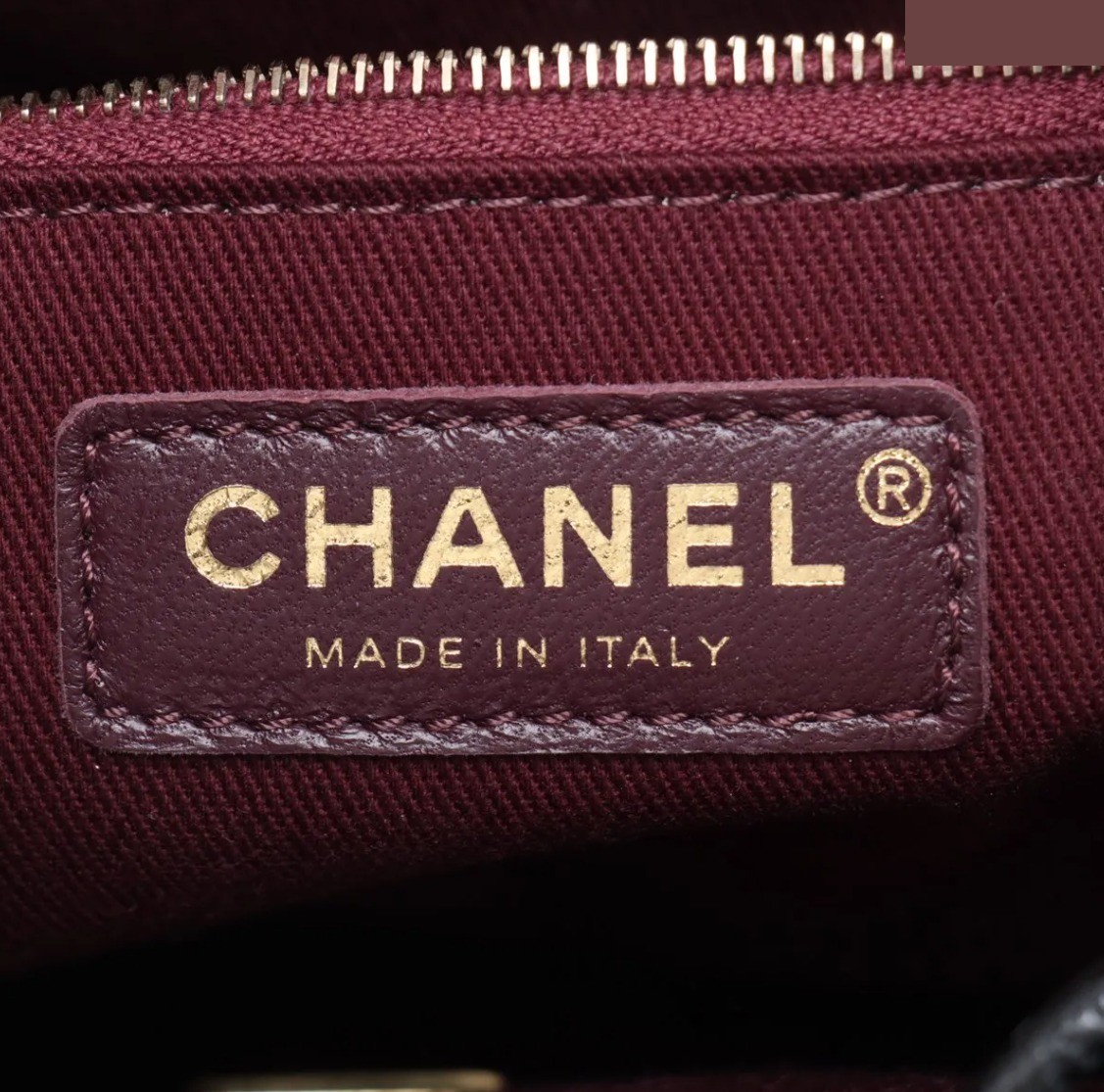 Comes with box. Chanel Matelassé caviar leather chain backpack, black. — view 7