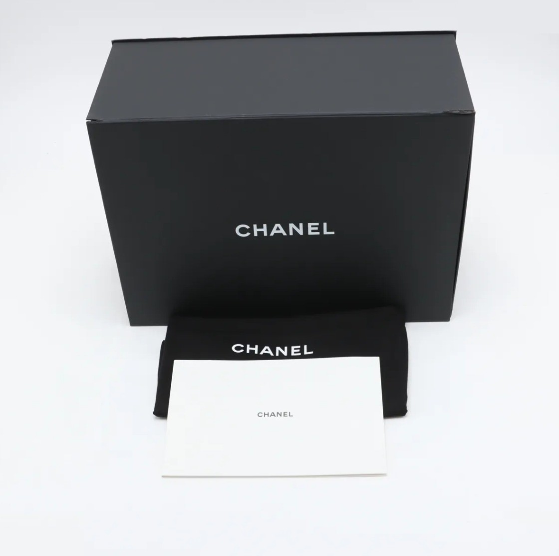 Comes with box. Chanel Matelassé caviar leather chain backpack, black. — view 8
