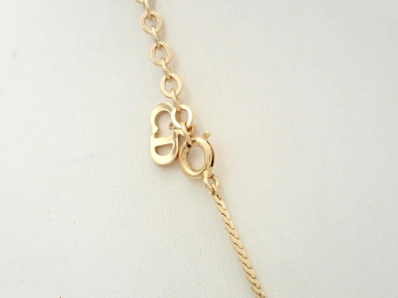 Gold necklace, chain approximately 42cm — view 2