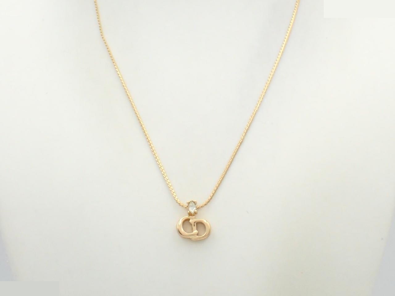 Gold necklace, chain approximately 42cm — view 3
