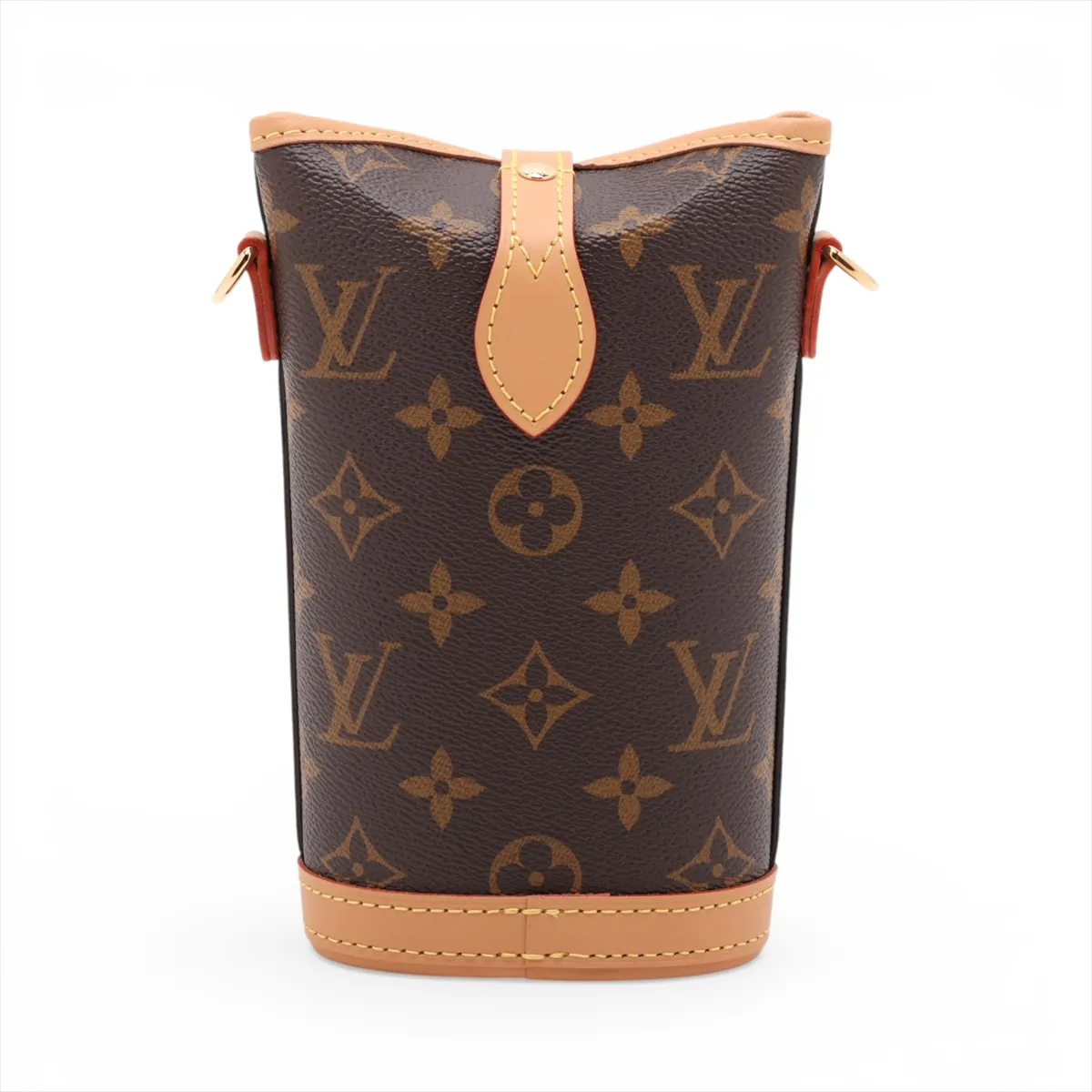 Monogram Fold Me Pouch M80874 Brown (RFID detected) — view 2