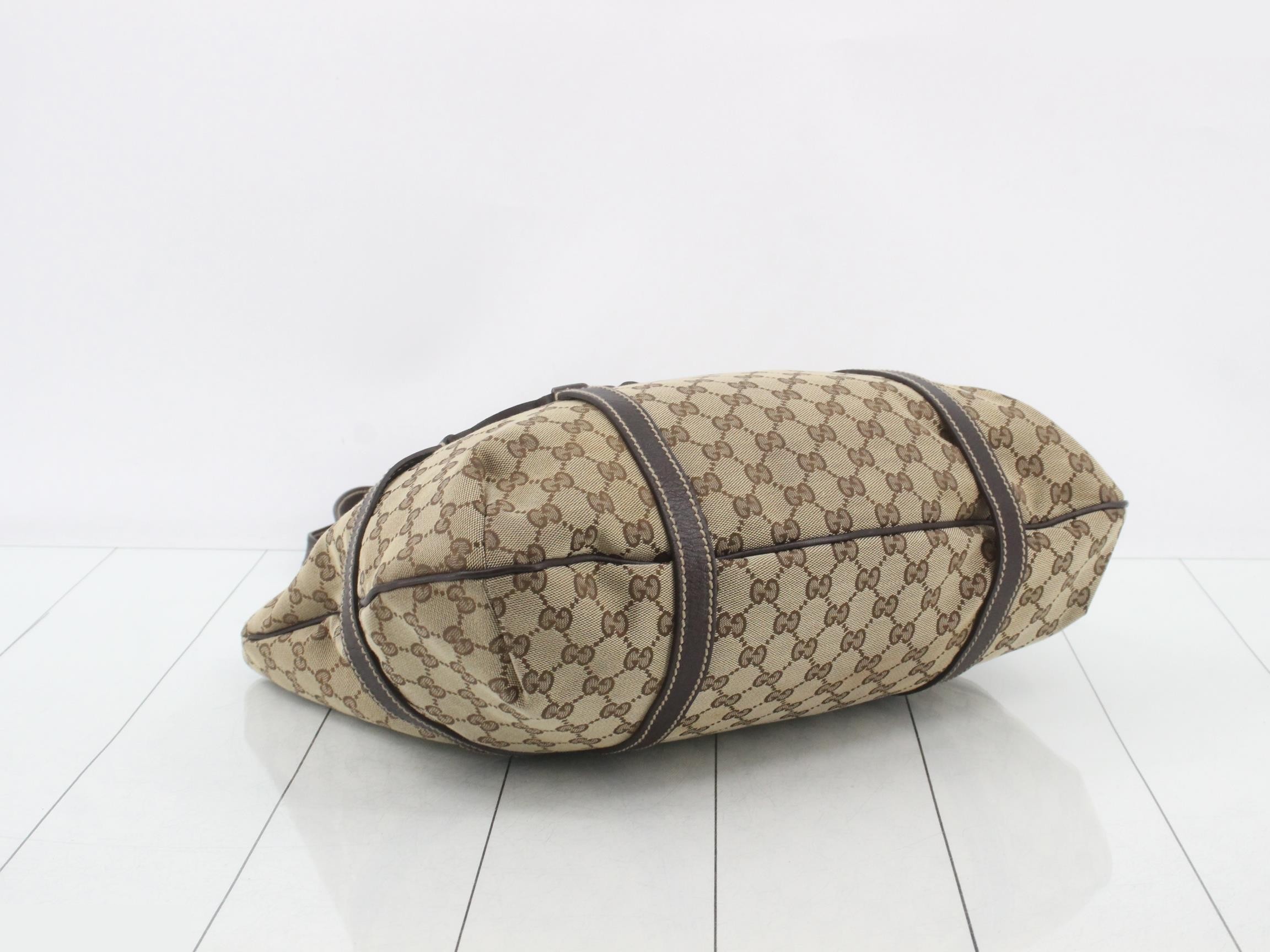 GG Canvas Interlocking Shoulder Bag — view 5