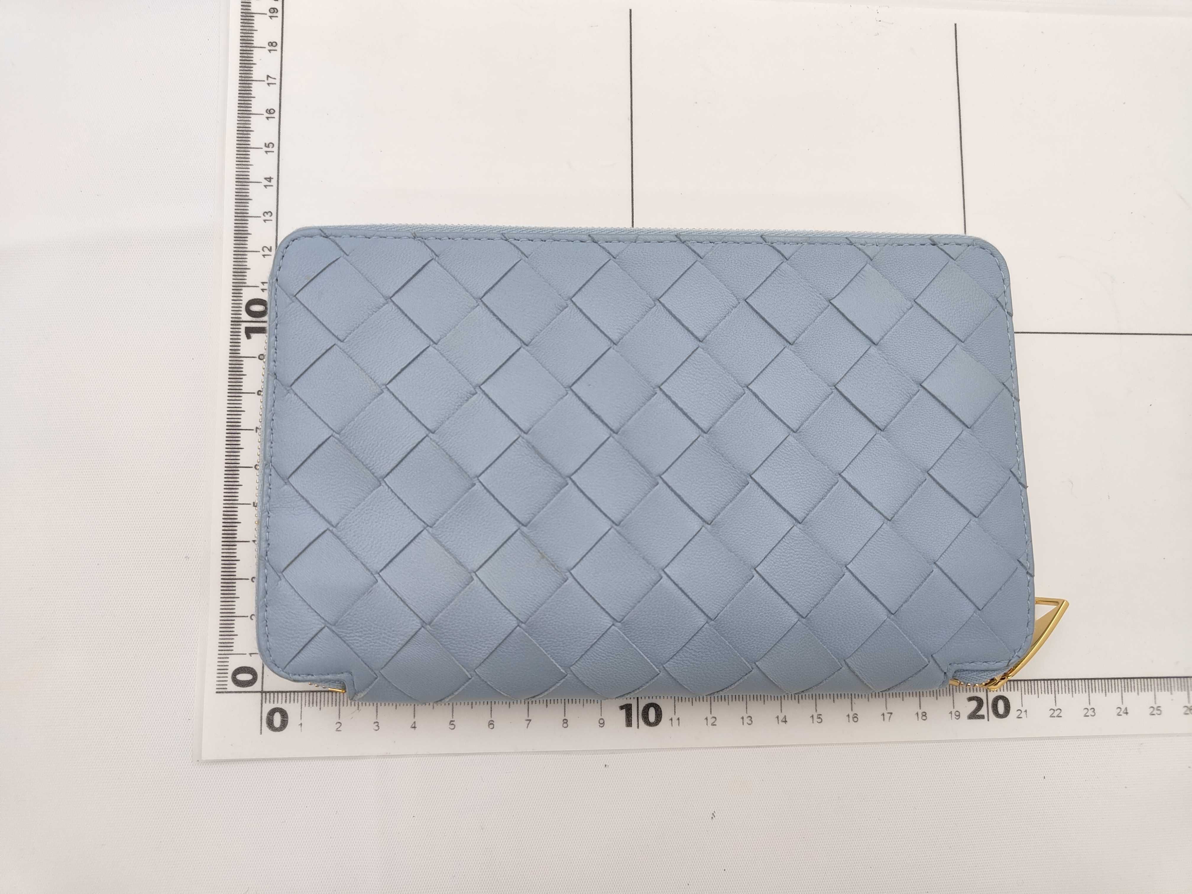 Large Zip-Around Wallet Intrecciato Wallet — view 2
