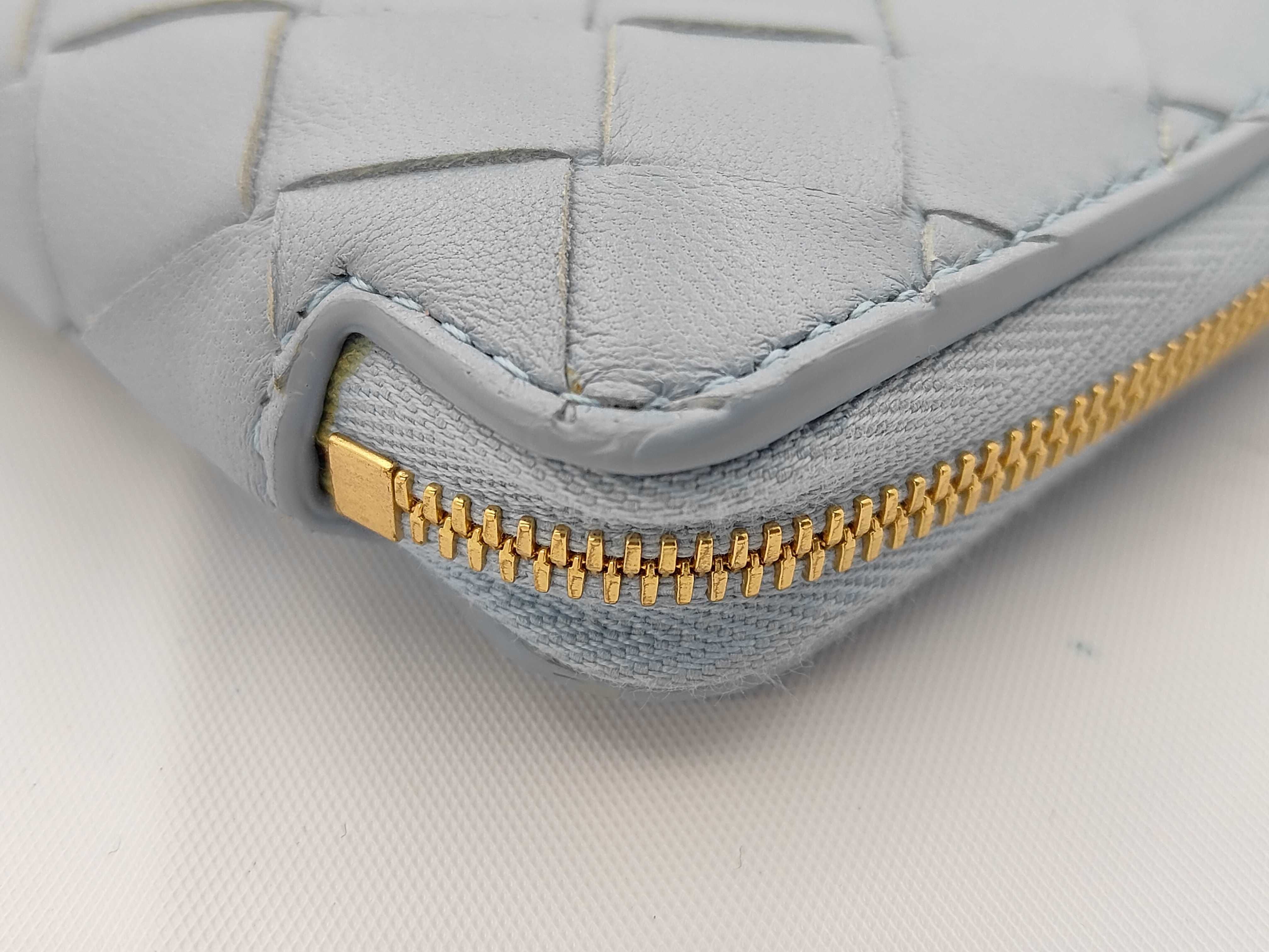 Large Zip-Around Wallet Intrecciato Wallet — view 3