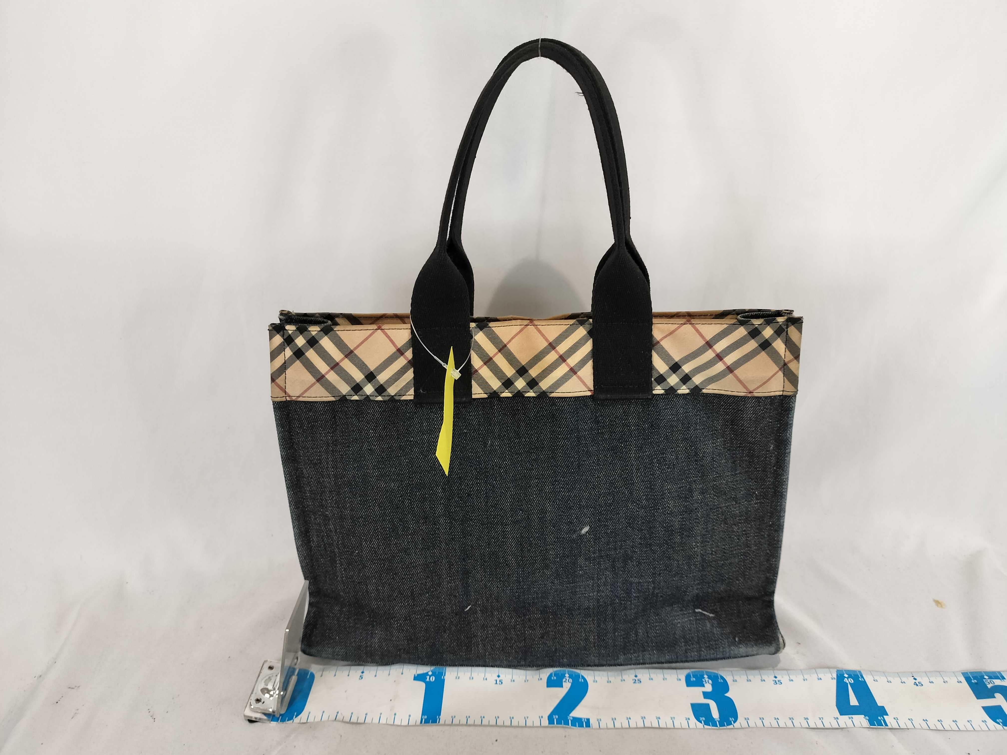 Nova Check Denim Two-Tone Design Handbag — view 2