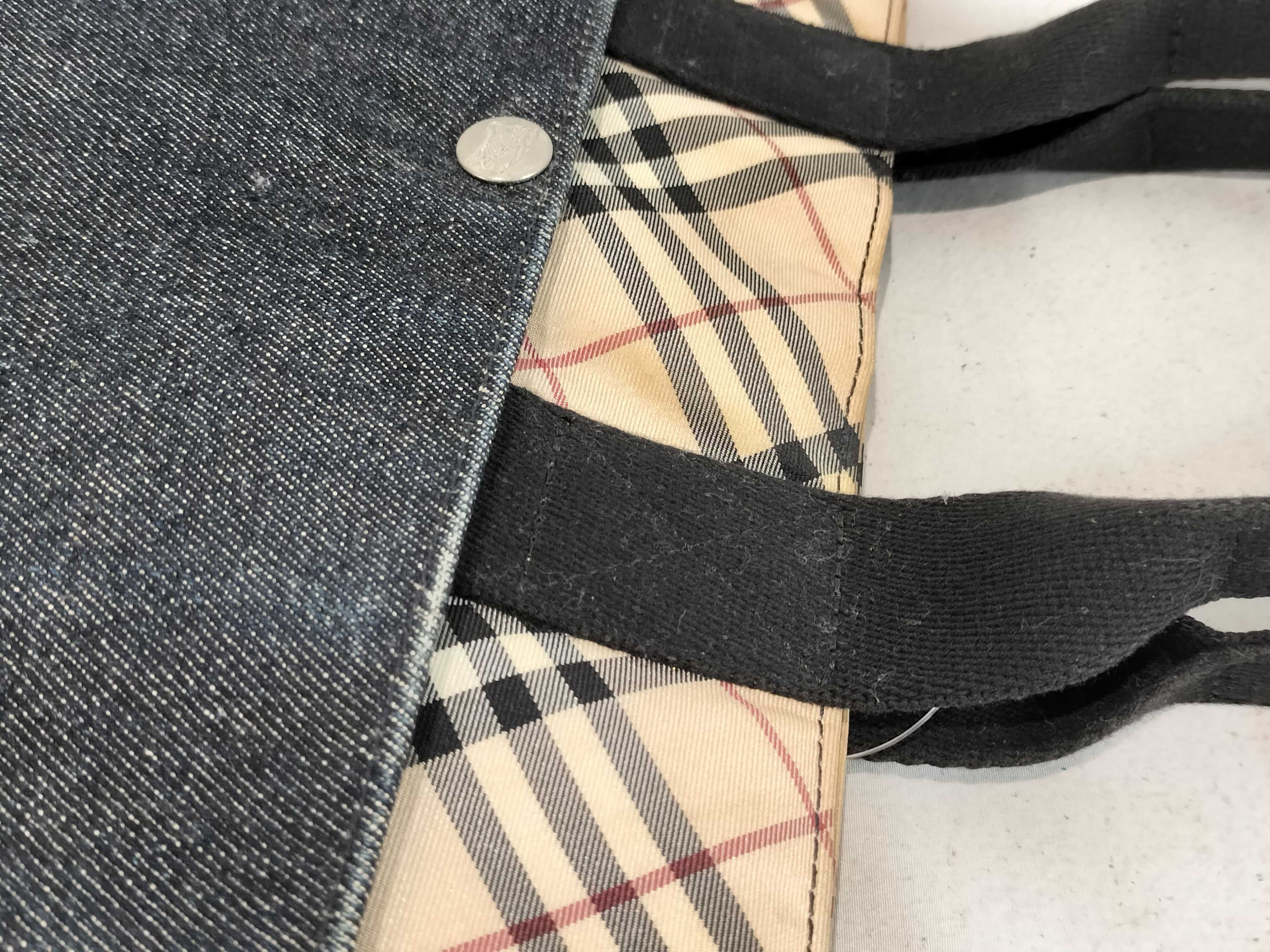 Nova Check Denim Two-Tone Design Handbag — view 5
