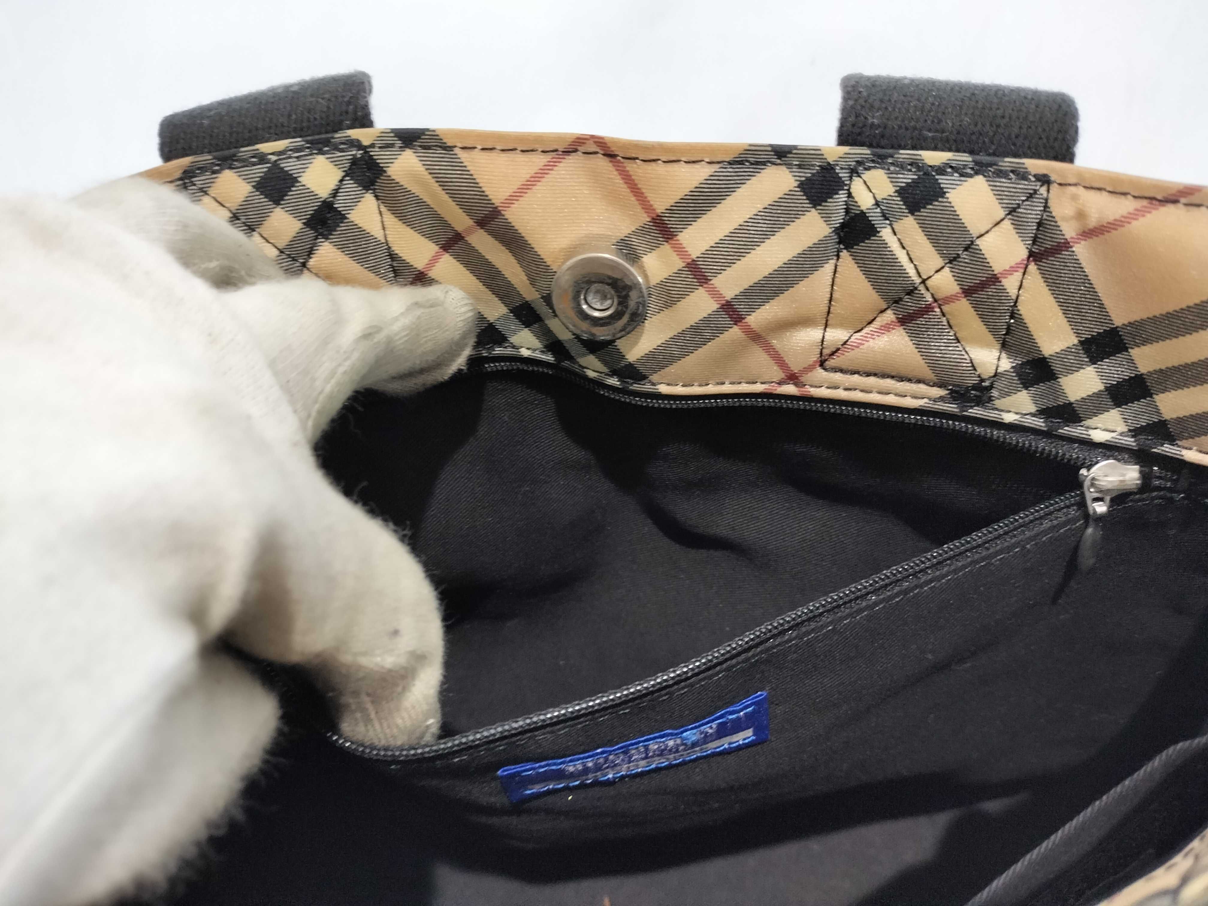 Nova Check Denim Two-Tone Design Handbag — view 9