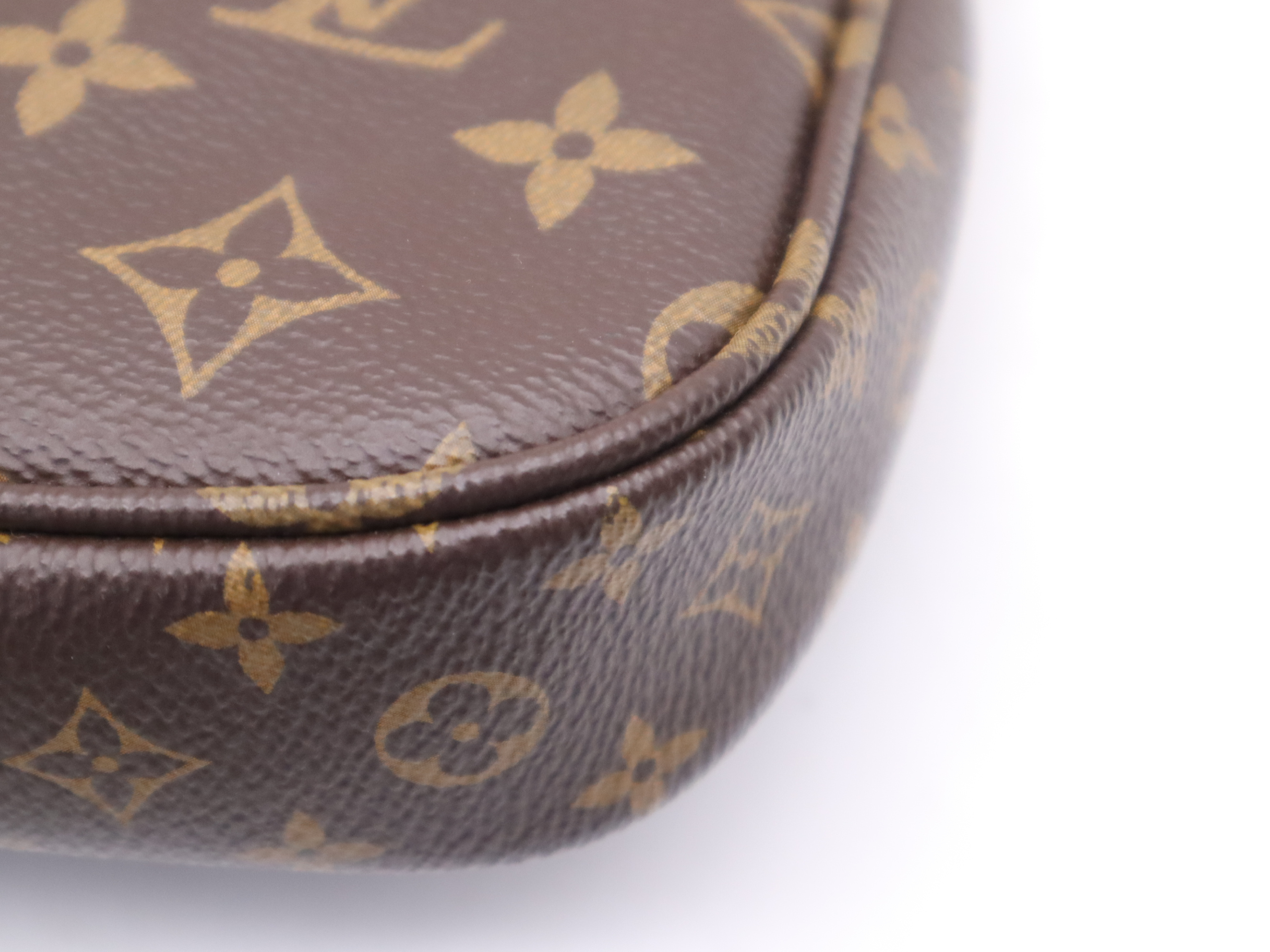 M44840 Monogram Multi Pochette Accessoires Rose Clair Shoulder Bag with Shoulder Strap, Pouch, Dust Bag, and Box — view 7