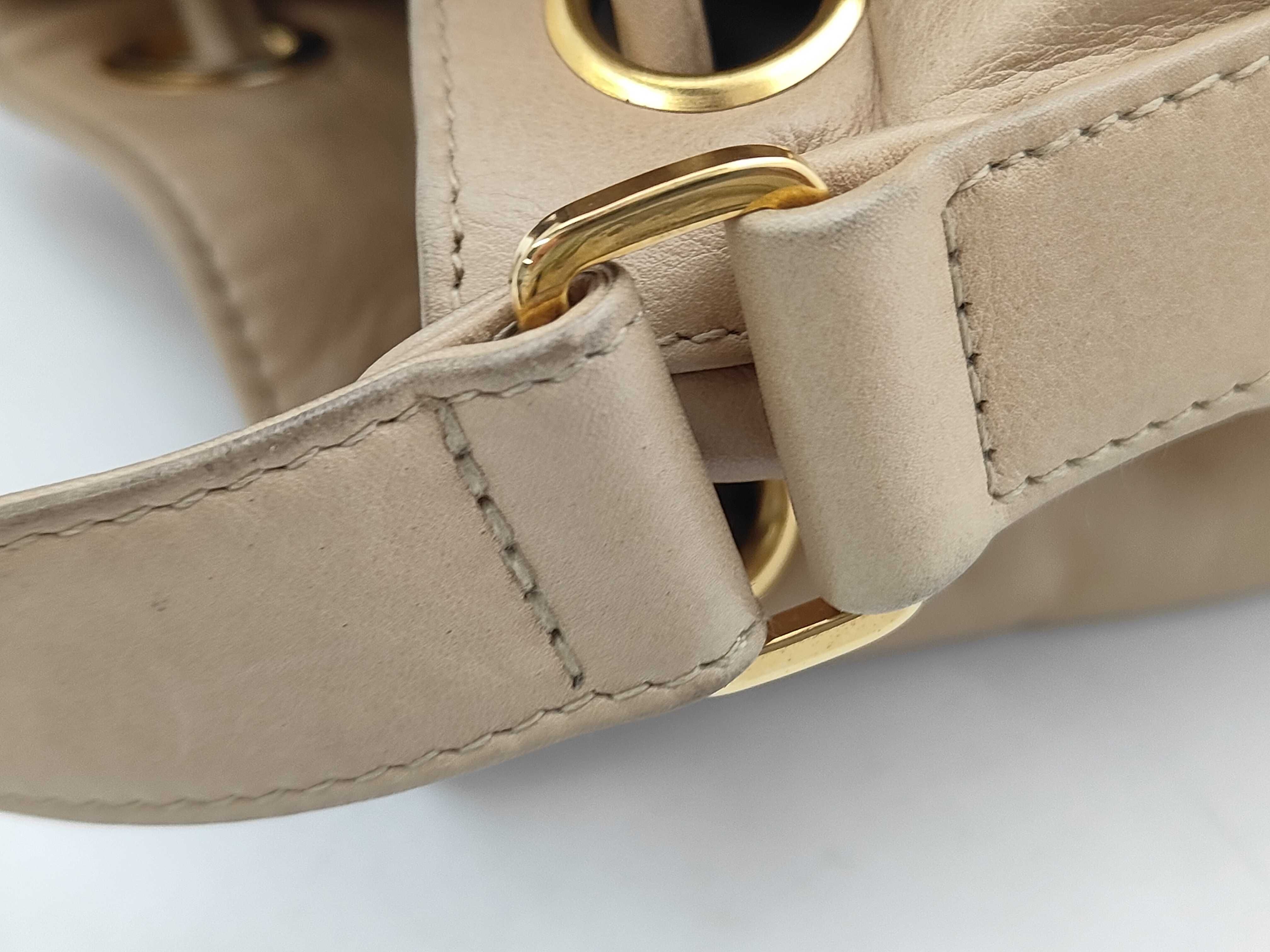 Chain Shoulder Bag, Lambskin, Beige, Gold Hardware, 2547093 (Shoulder Bag) — view 5