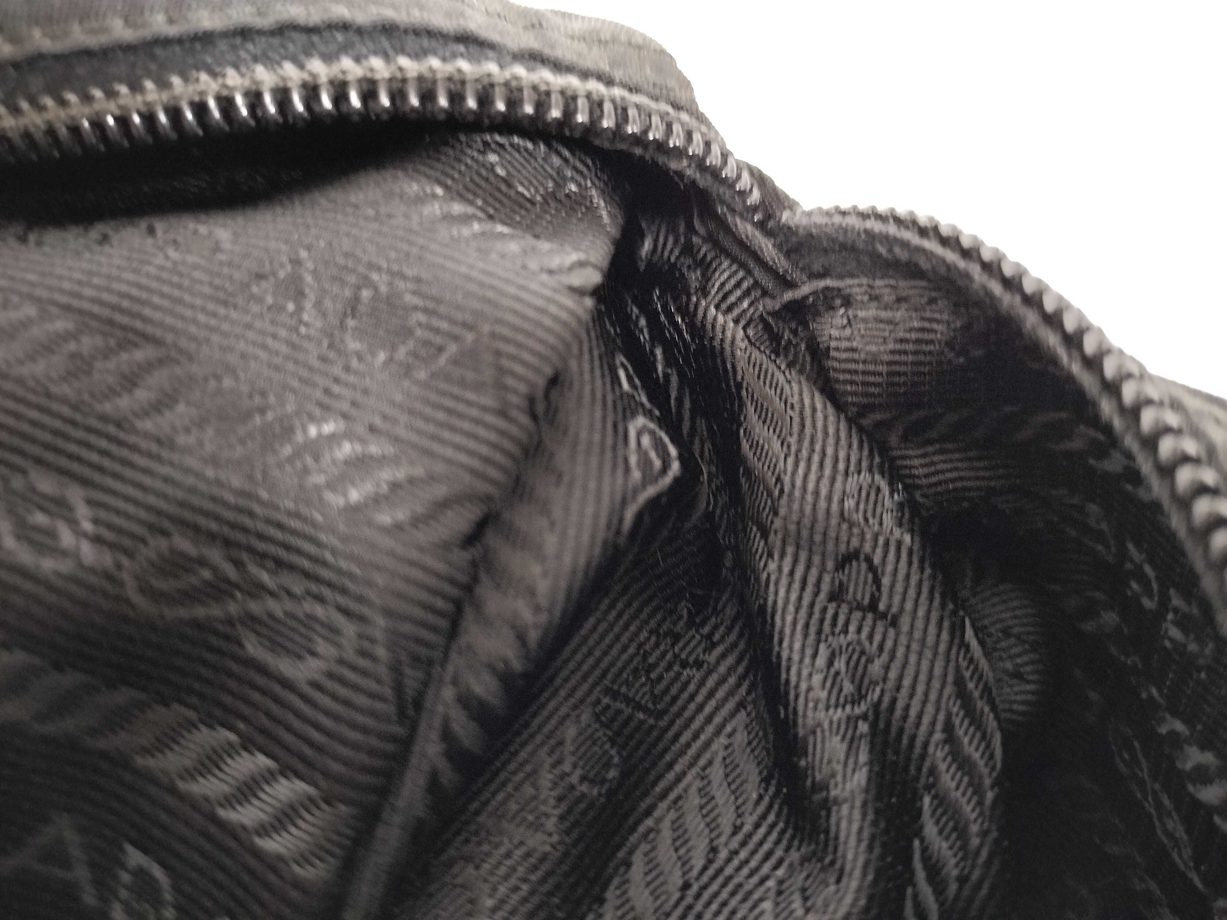 Nylon Flap Shoulder Bag, Black — view 14