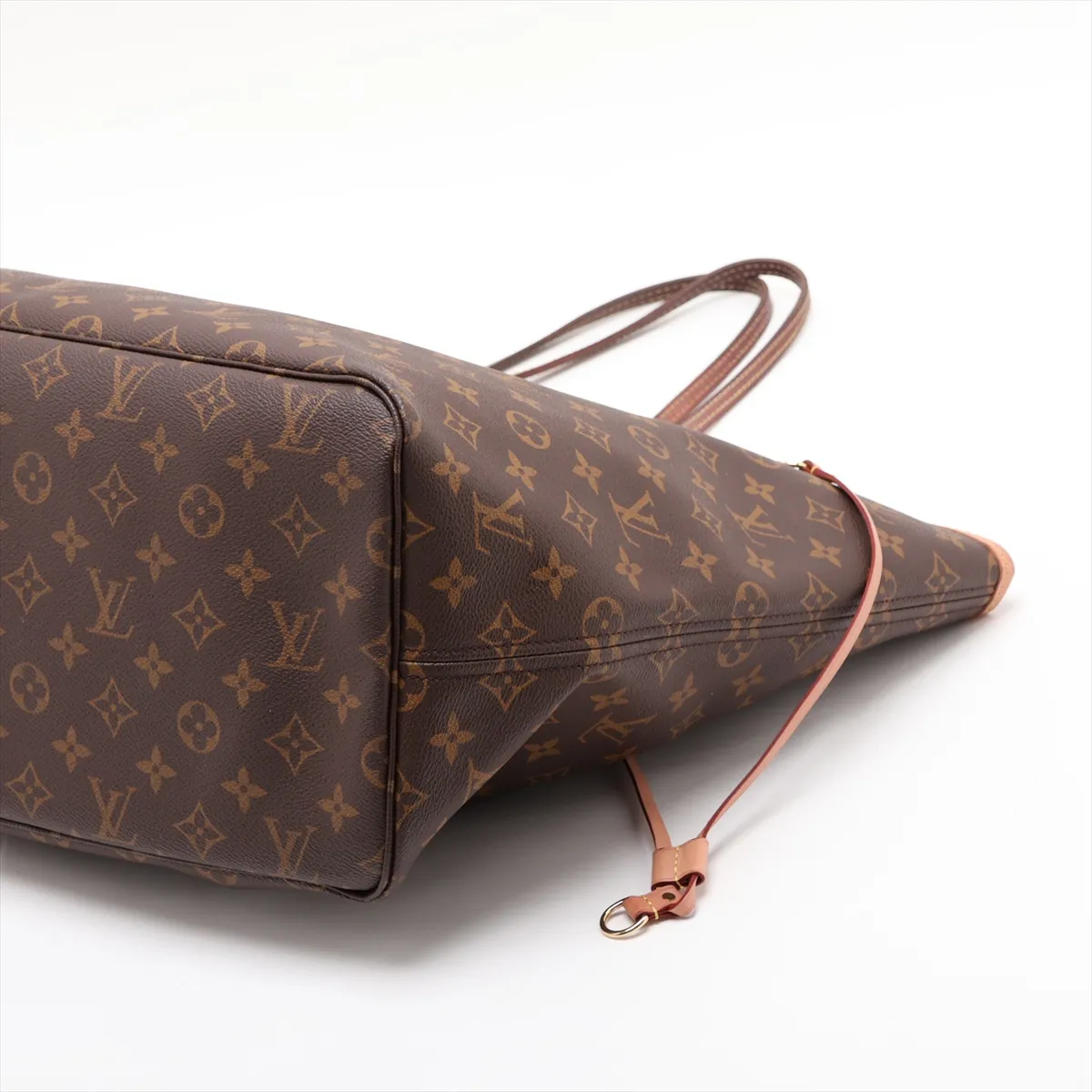Monogram Neverfull GM M40990 Brown with initials, RFID responsive. — view 3