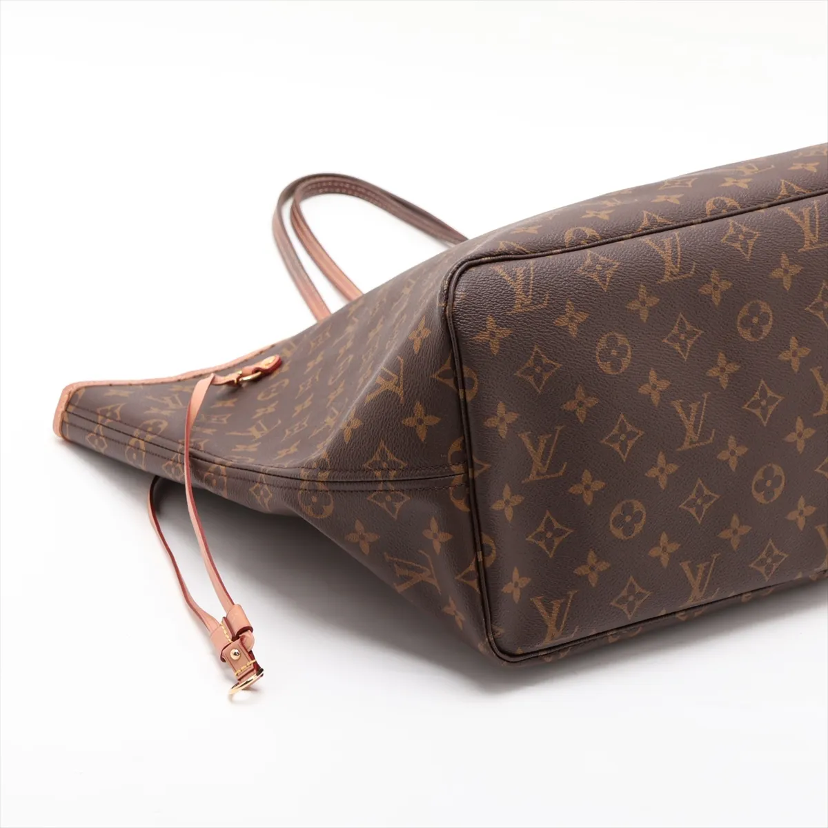 Monogram Neverfull GM M40990 Brown with initials, RFID responsive. — view 4