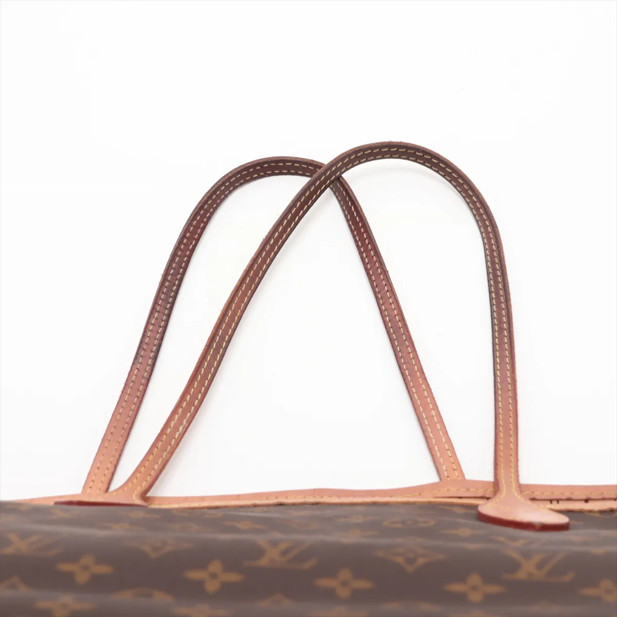 Monogram Neverfull GM M40990 Brown with initials, RFID responsive. — view 6