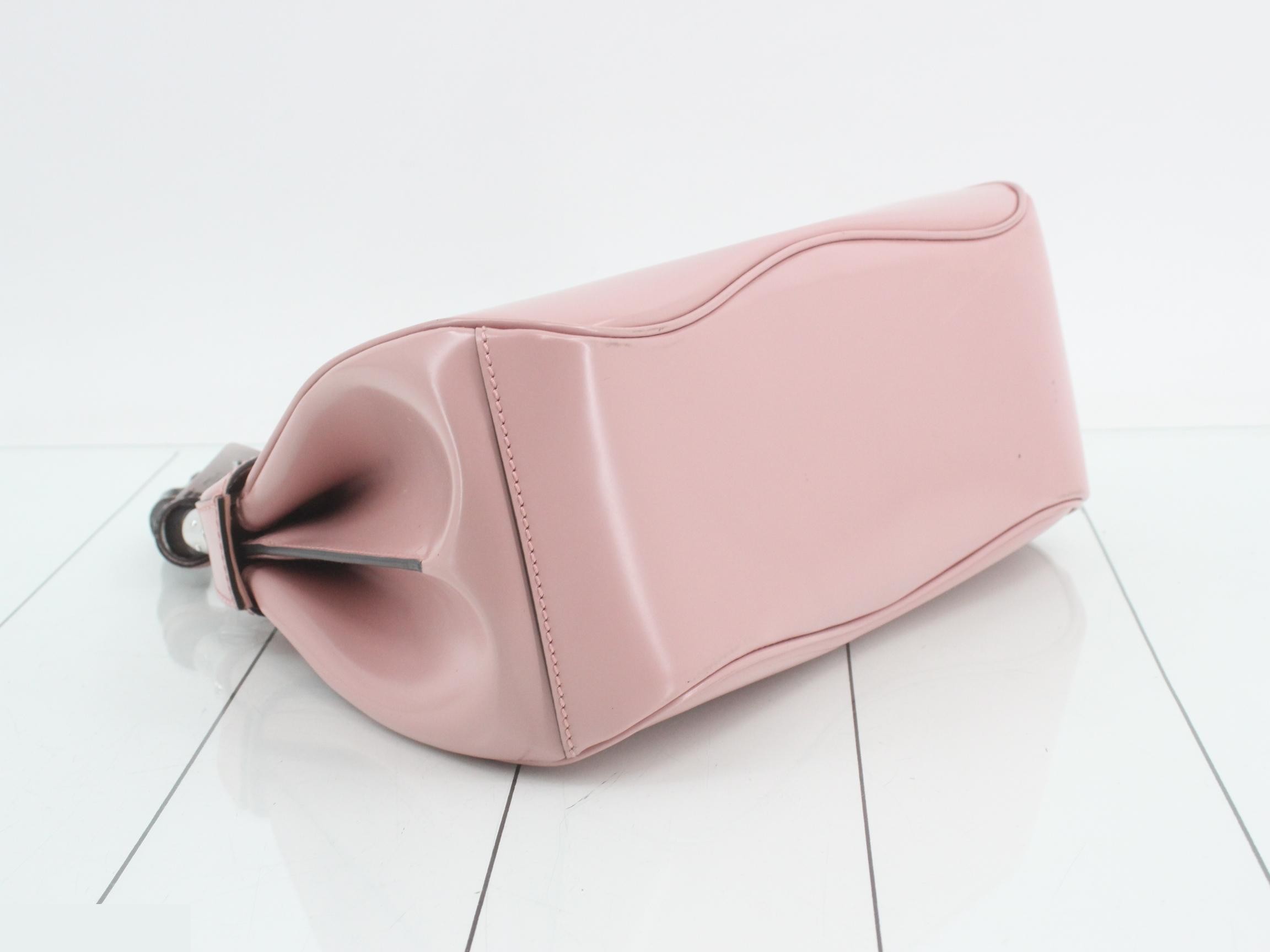 one-shoulder bag, pink — view 5