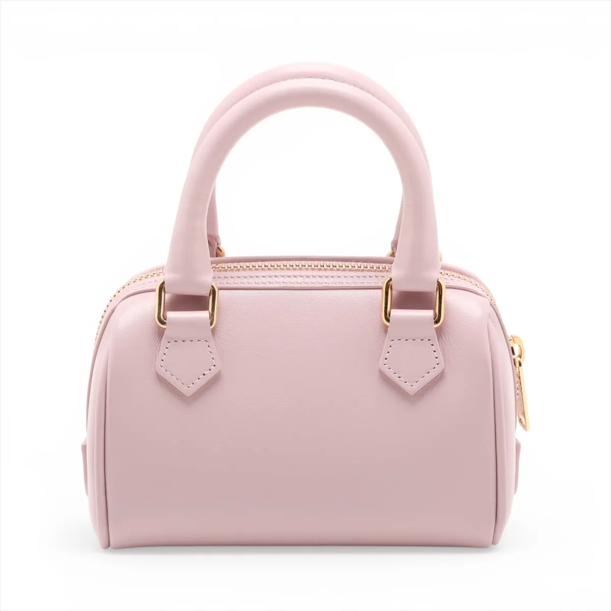 Cuir Triomphe Leather 2-Way Handbag, Pink — view 2