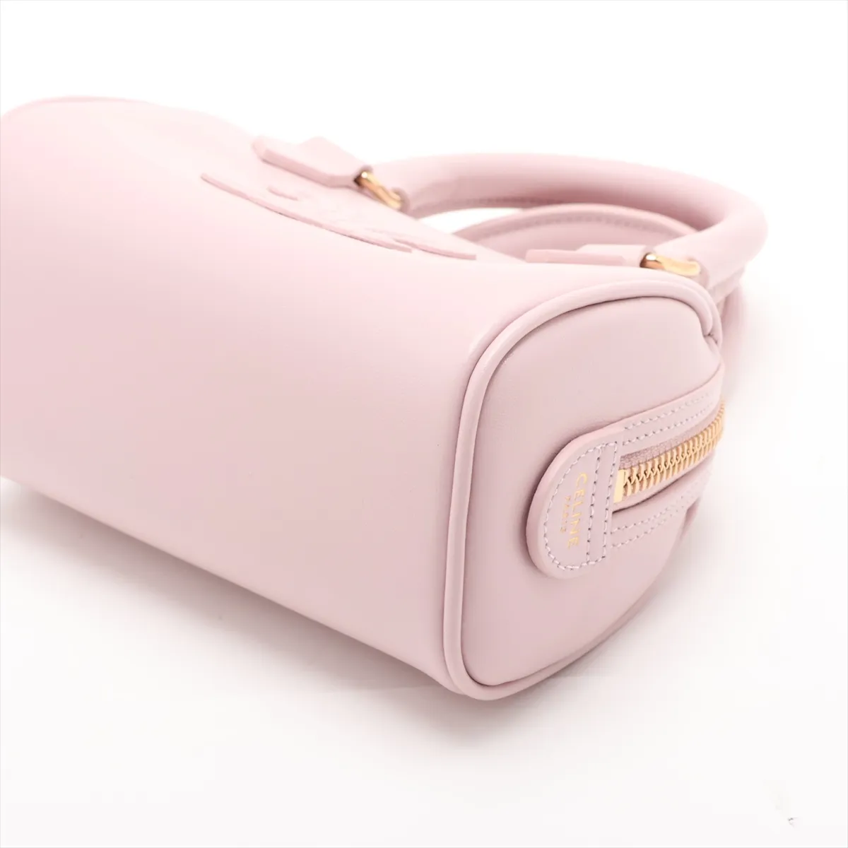 Cuir Triomphe Leather 2-Way Handbag, Pink — view 3