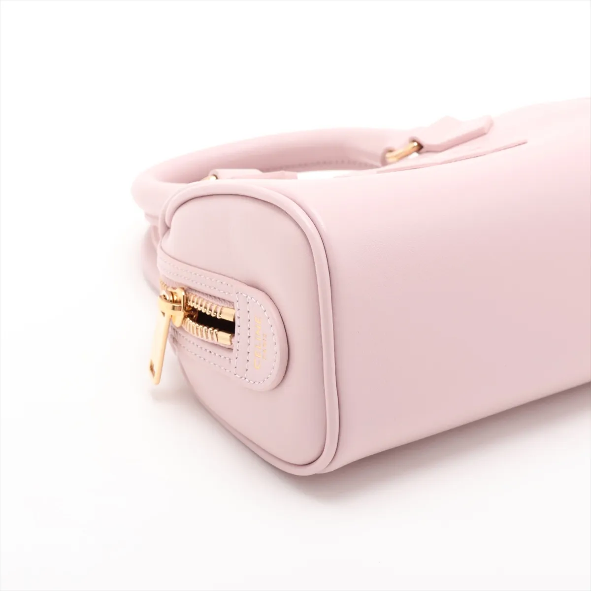 Cuir Triomphe Leather 2-Way Handbag, Pink — view 4
