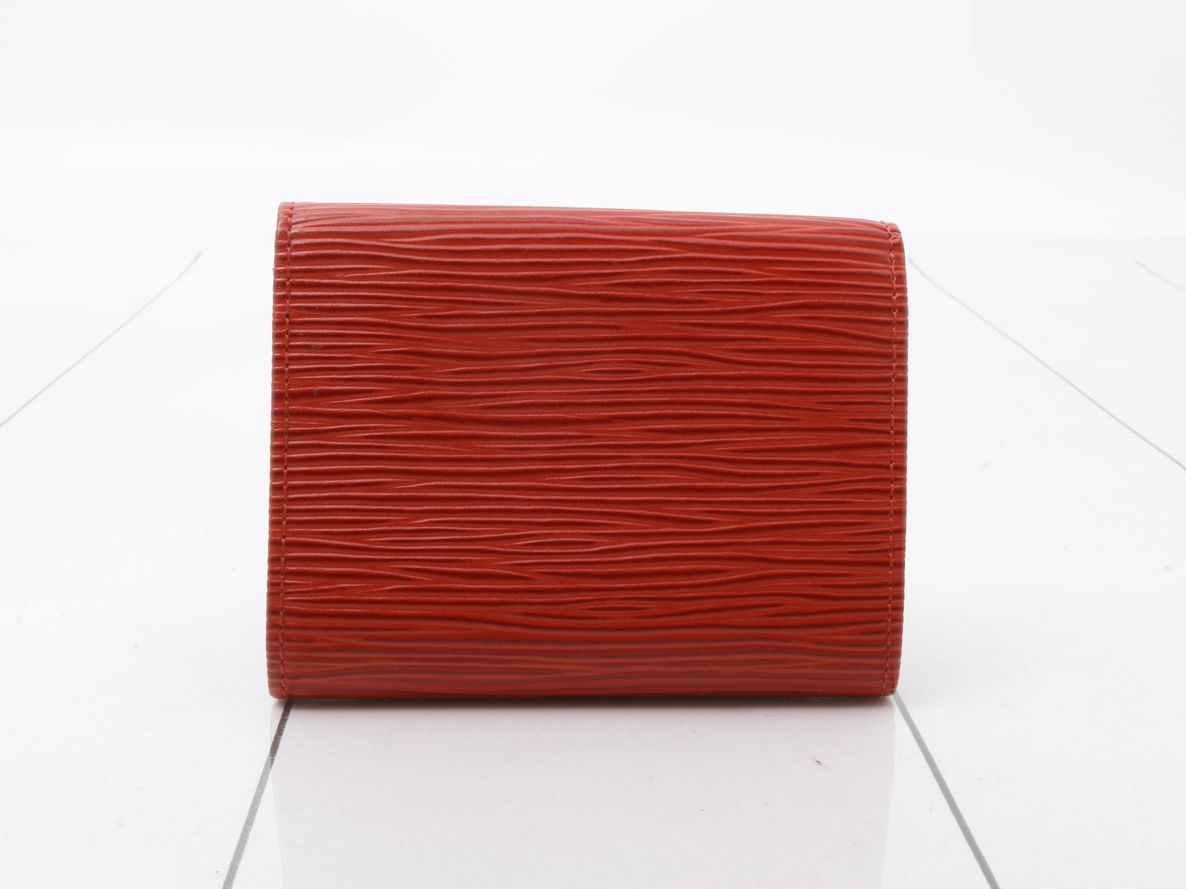 Epi Portemonnaie Simple Rouge Coin Case — view 2