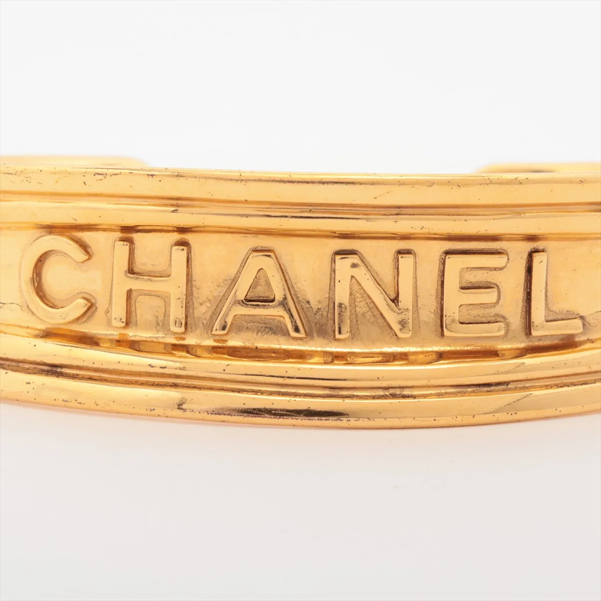 logo 96P bangle, GP gold. Shows signs of wear, — view 3