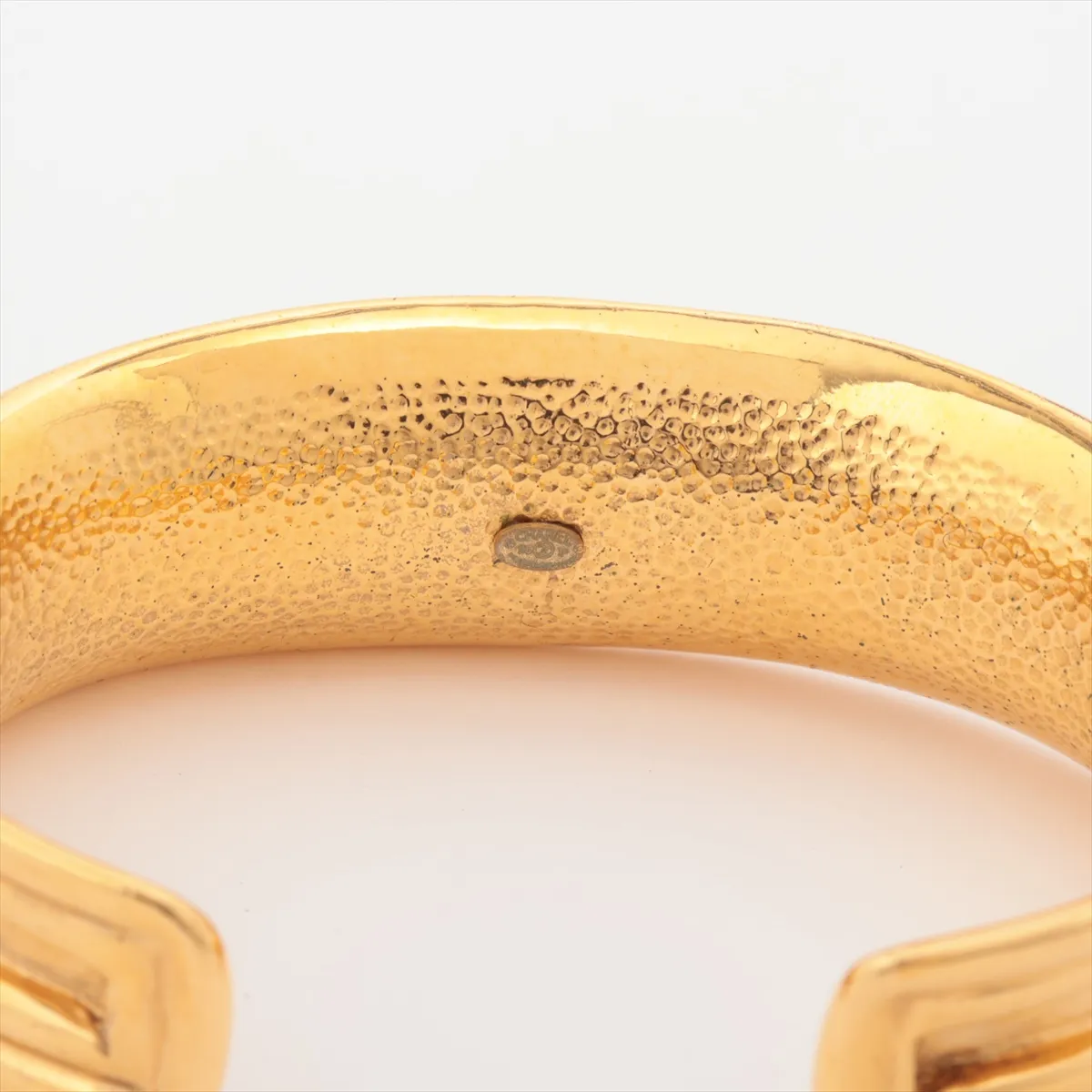 logo 96P bangle, GP gold. Shows signs of wear, — view 4