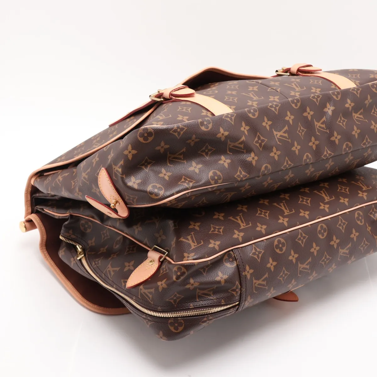 Monogram Sac Chasse M41140, serial number unknown, brown. — view 4