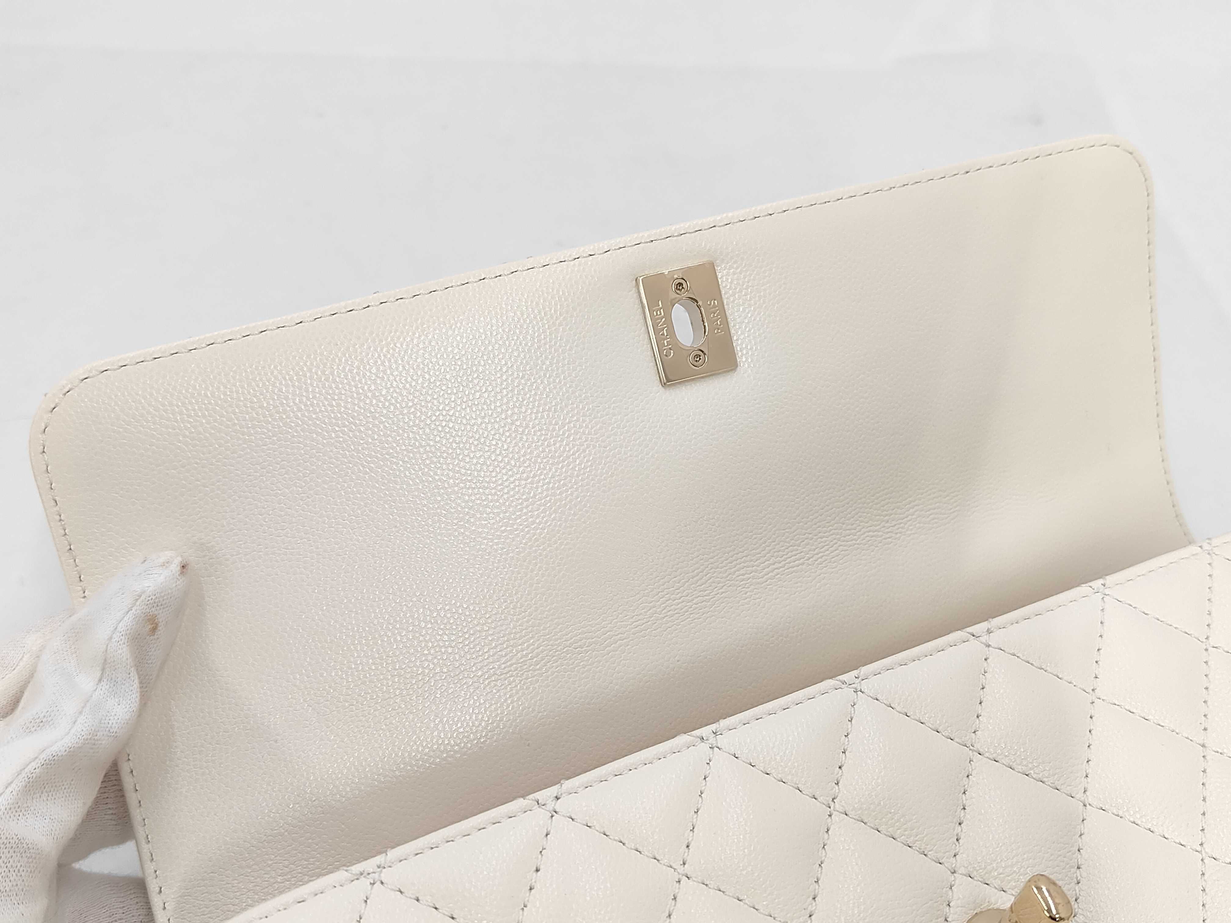 Coco Handle Caviar Skin Handbag — view 13