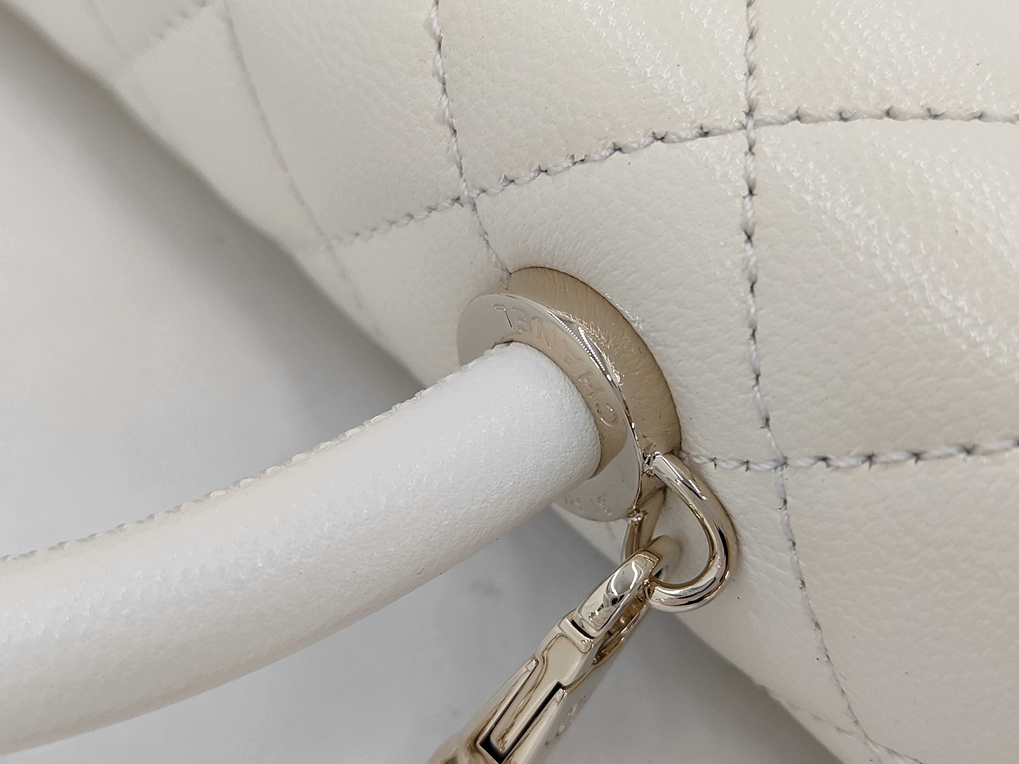 Coco Handle Caviar Skin Handbag — view 7