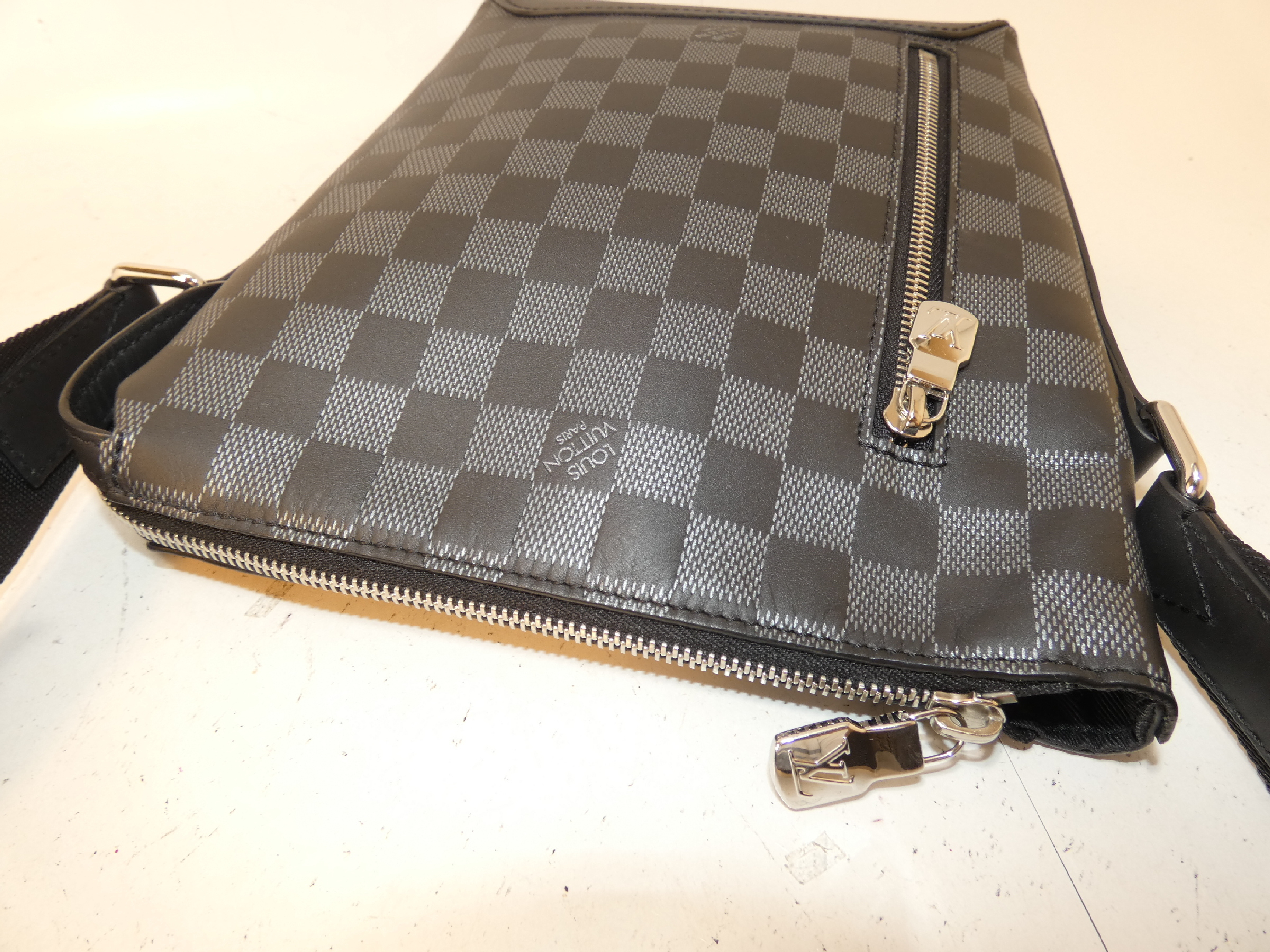 Discovery Messenger PM Damier Infini Shoulder Bag — view 3