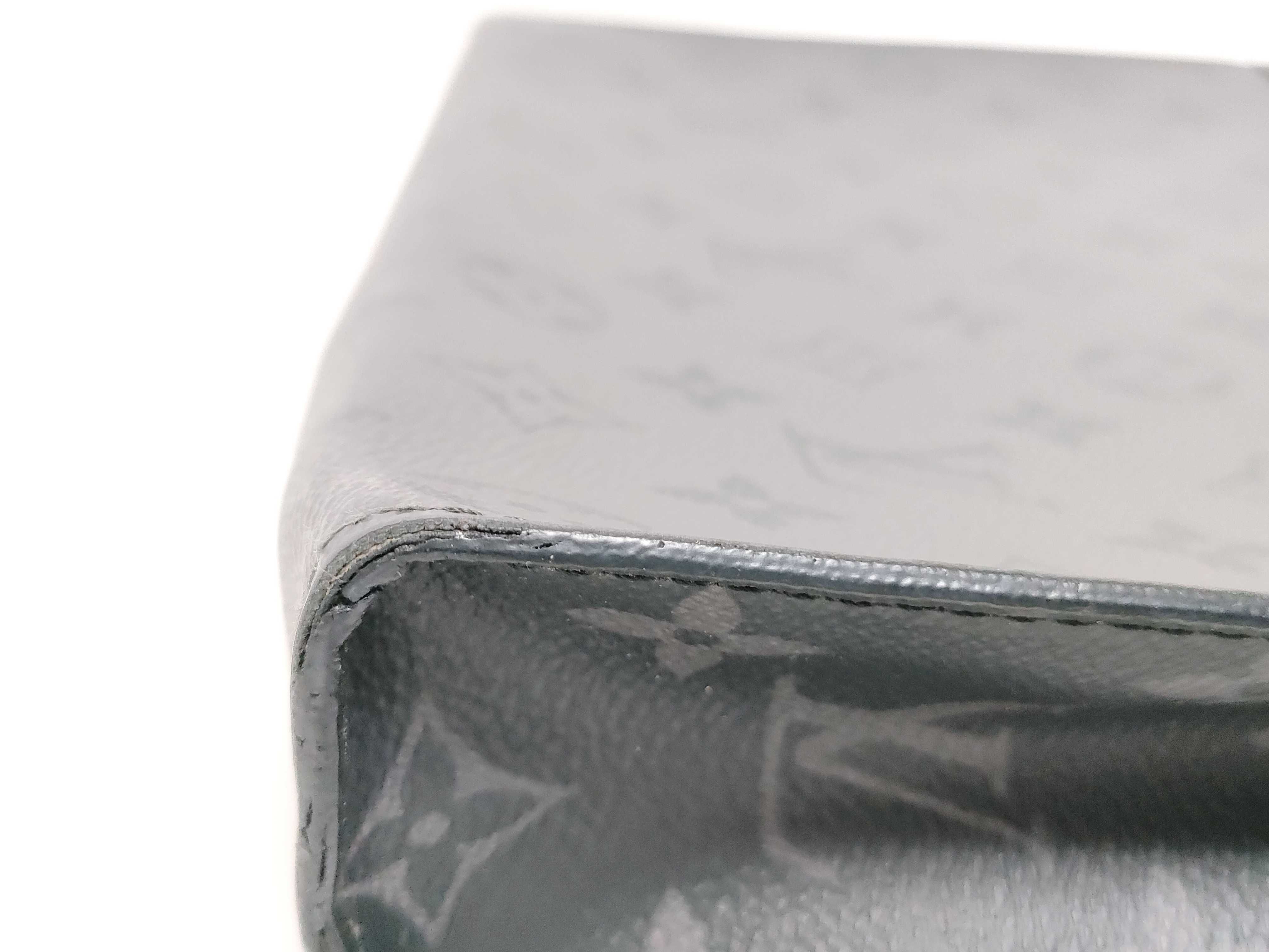 PH- Pochette Clutch Bag Voyage Monogram Eclipse MM Gray Canvas (Second Bag) — view 12