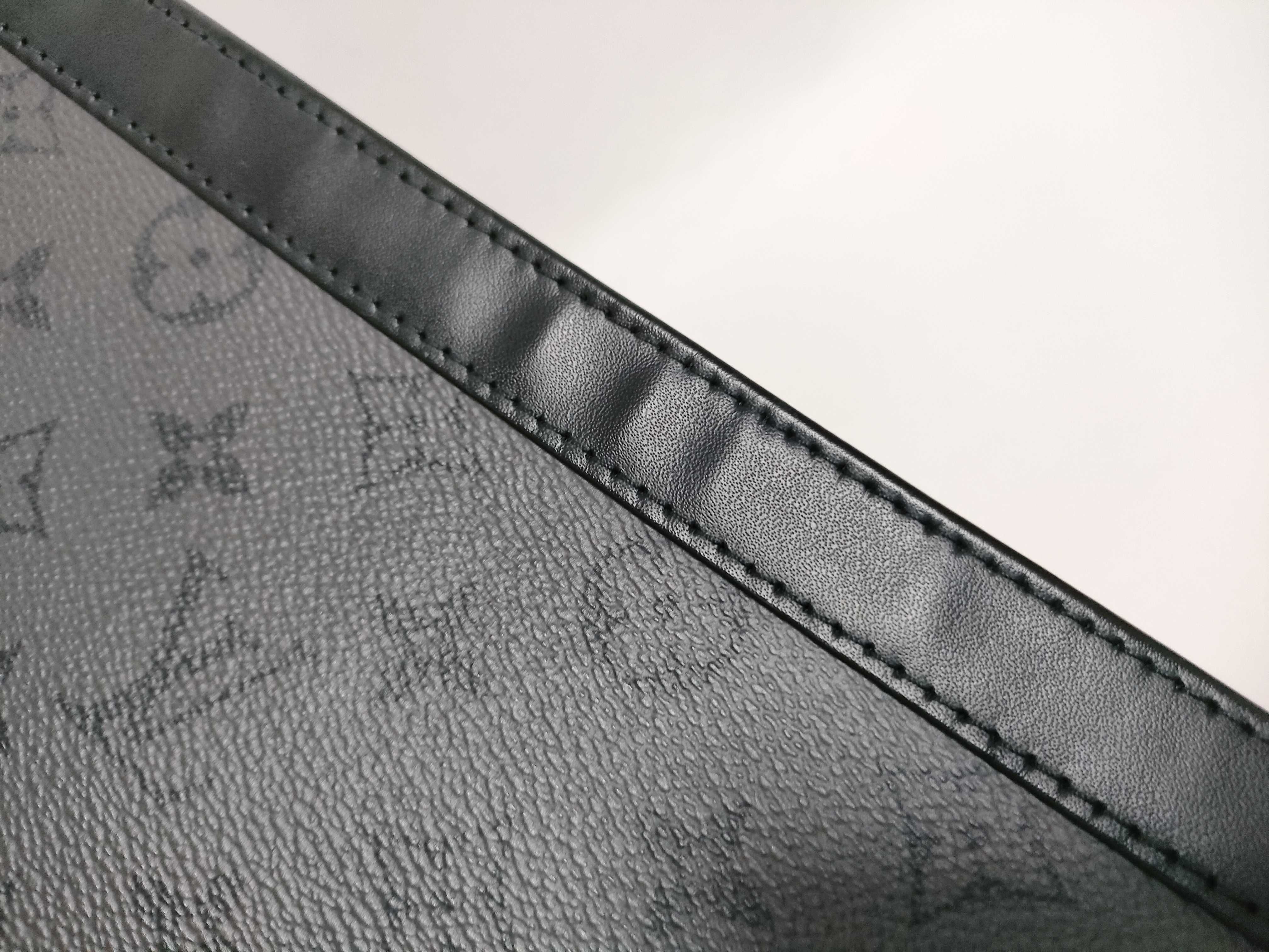 PH- Pochette Clutch Bag Voyage Monogram Eclipse MM Gray Canvas (Second Bag) — view 13