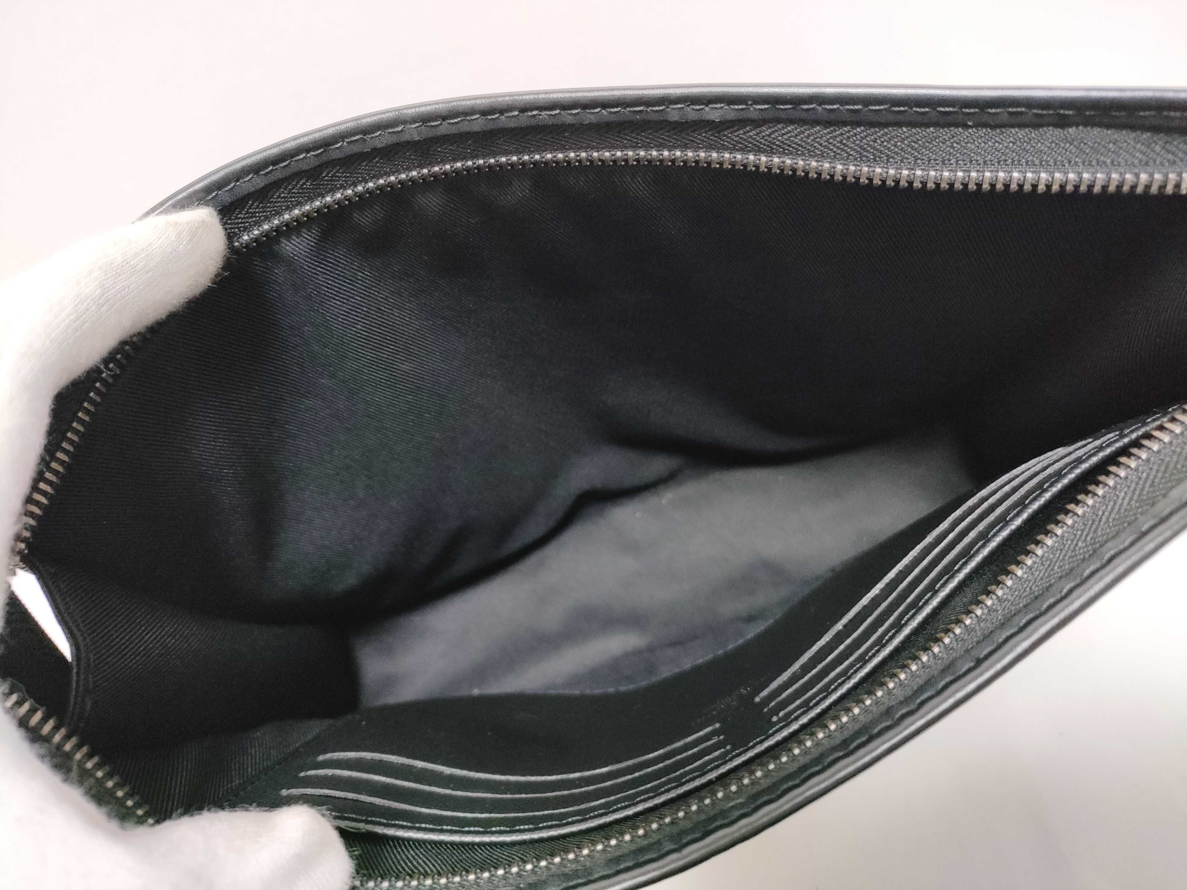PH- Pochette Clutch Bag Voyage Monogram Eclipse MM Gray Canvas (Second Bag) — view 7