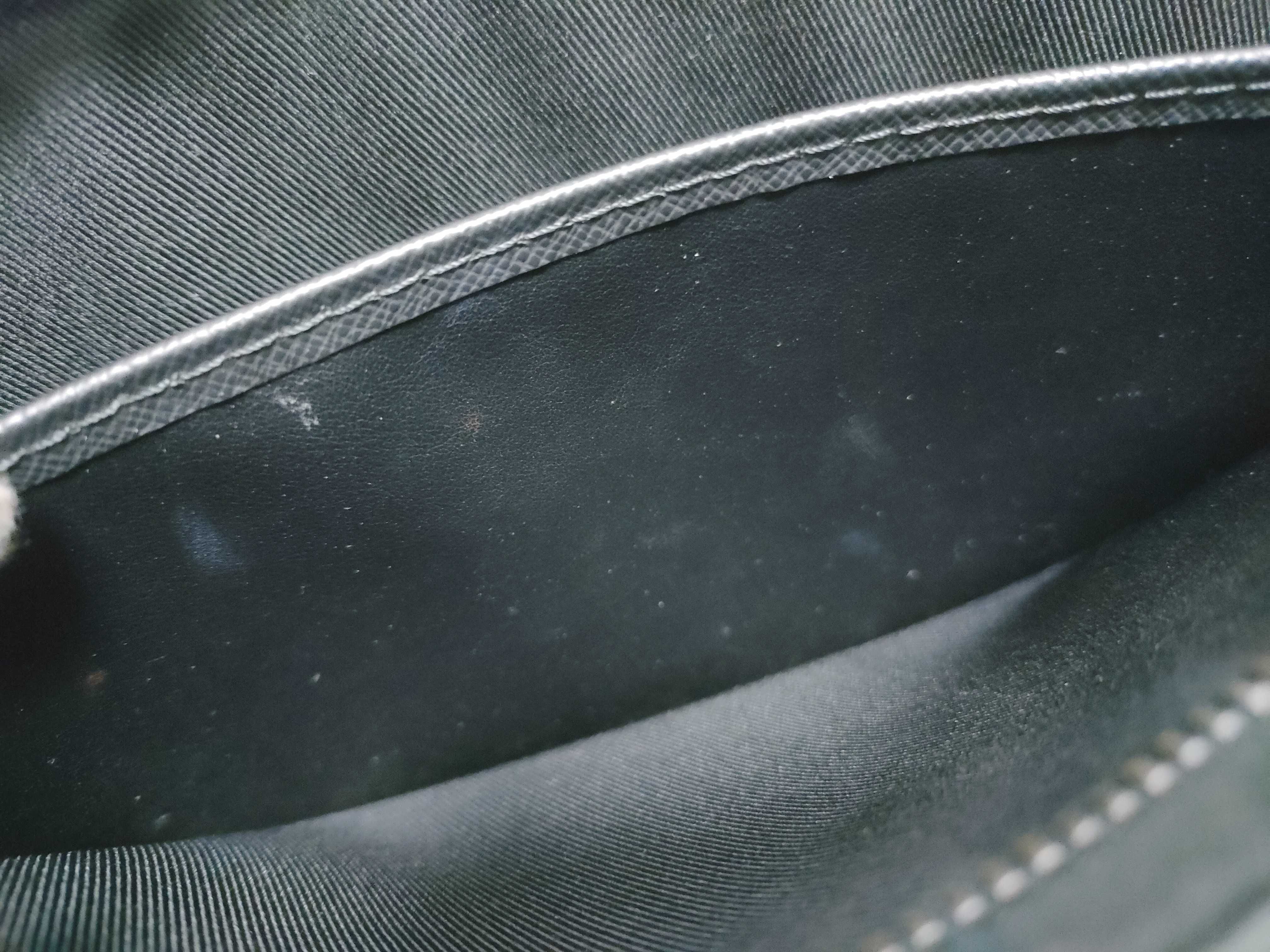 PH- Pochette Clutch Bag Voyage Monogram Eclipse MM Gray Canvas (Second Bag) — view 8