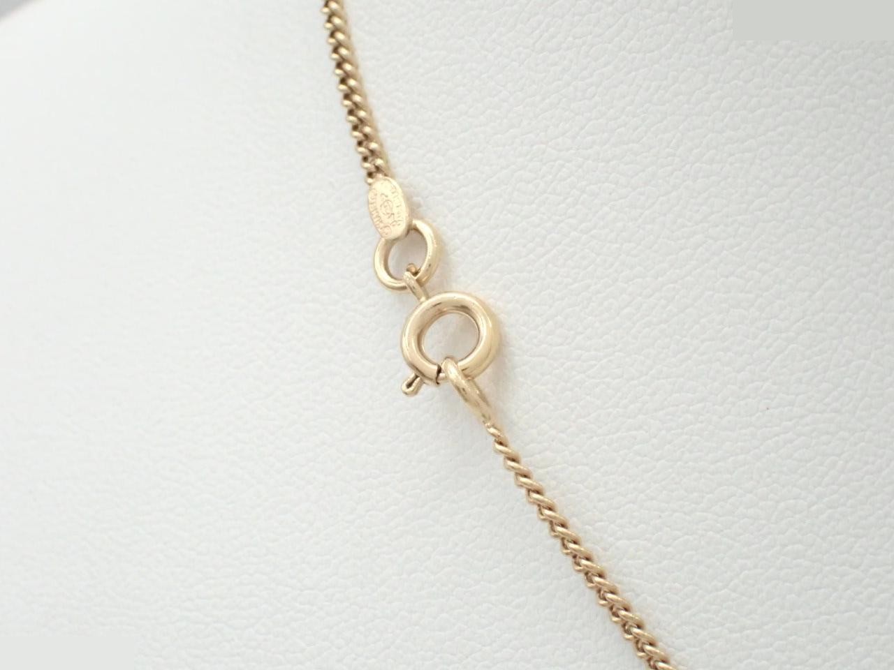 Necklace 04P Coco Mark Heart Gold Chain — view 2