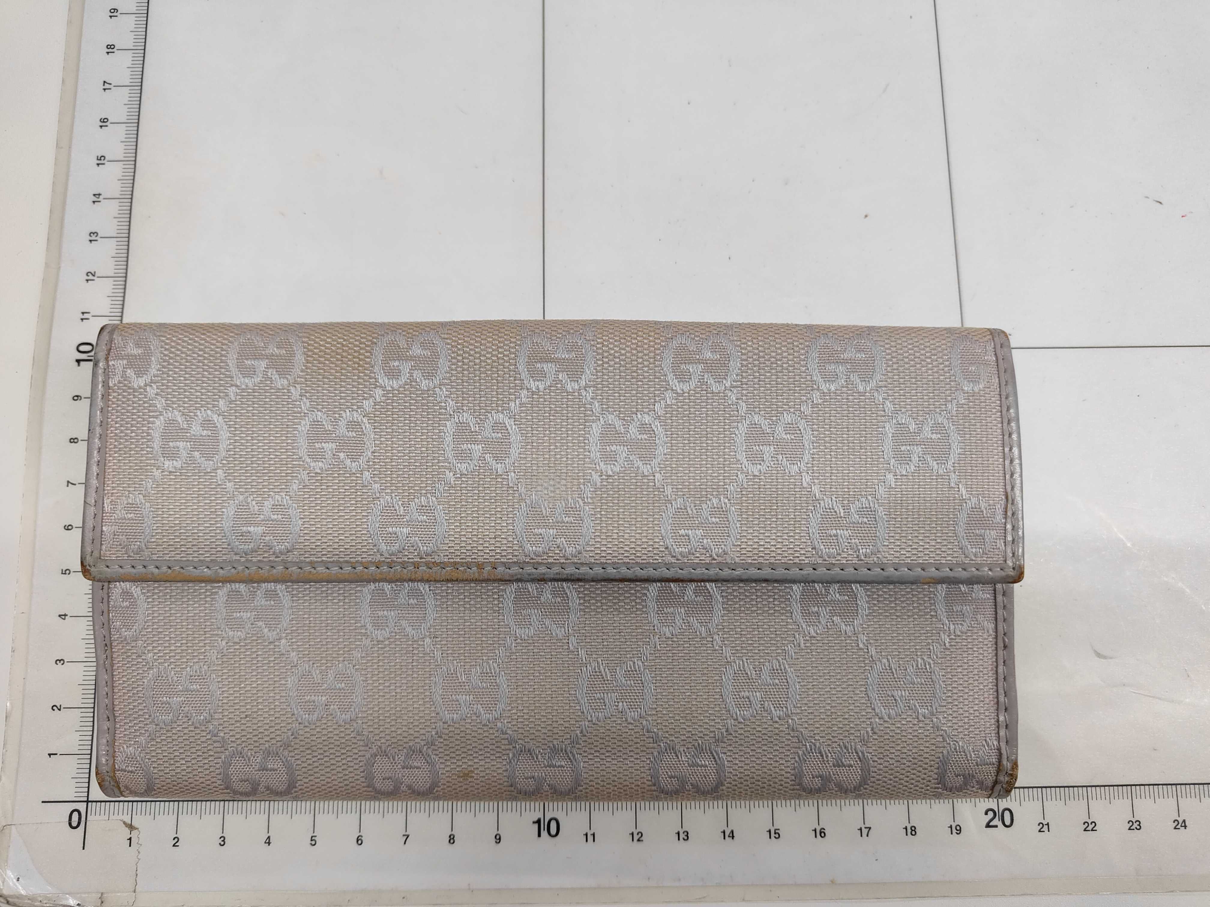 GG Canvas Long Wallet, Lilac, 74210 — view 2