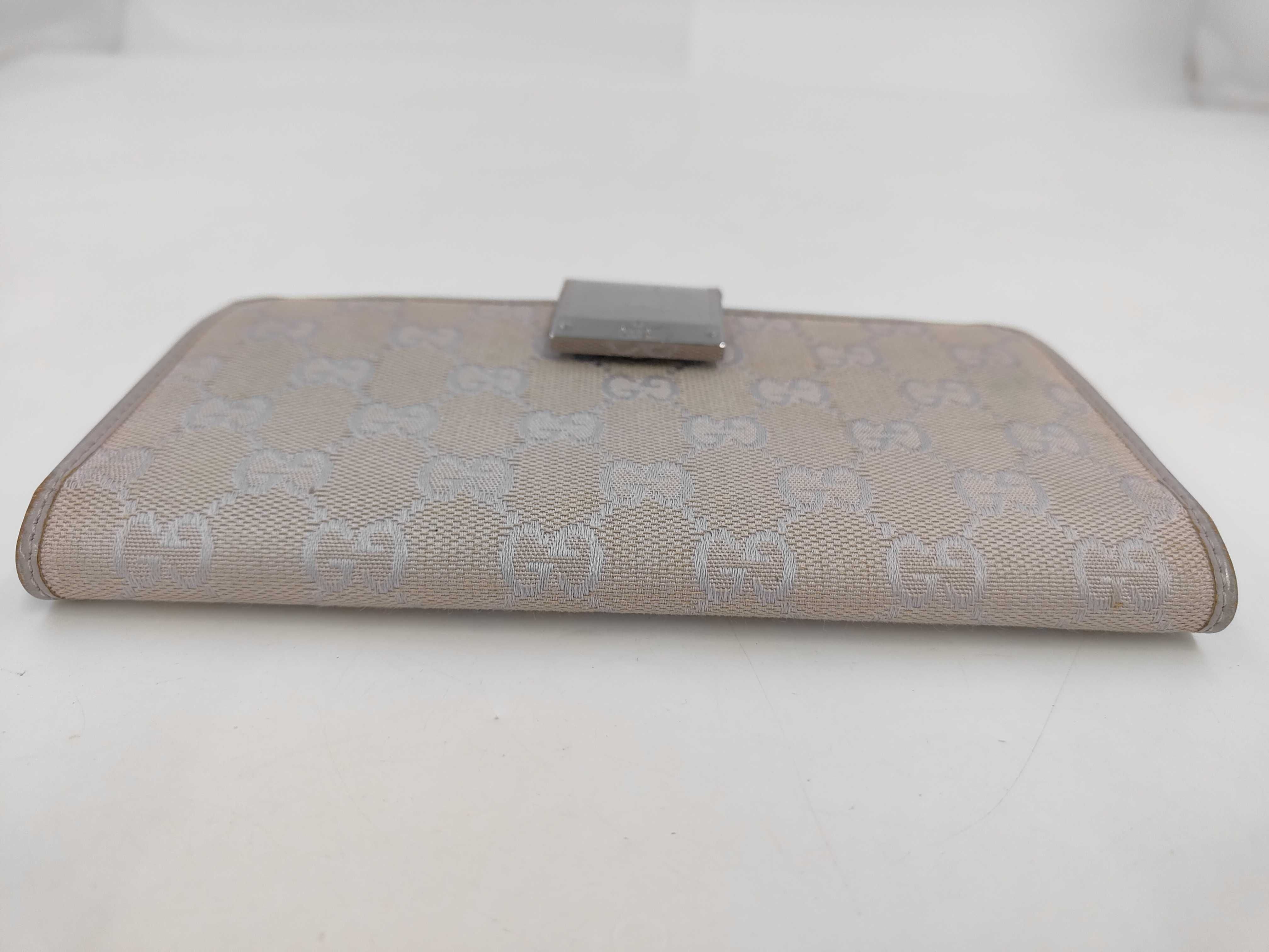 GG Canvas Long Wallet, Lilac, 74210 — view 3